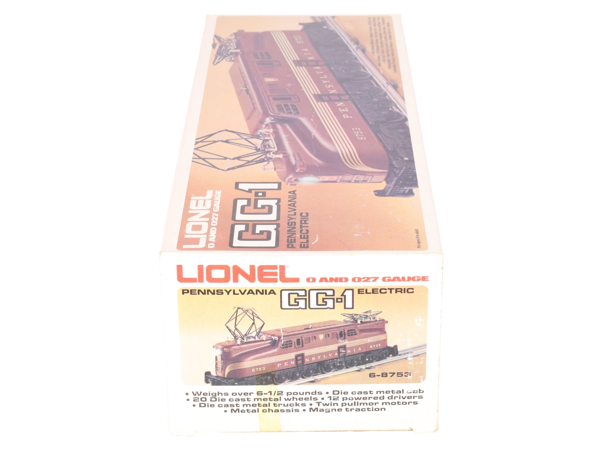 Lionel 6-8753 O Gauge Pennsylvania Railroad GG-1 Electric Locomotive #8753 EX/Box