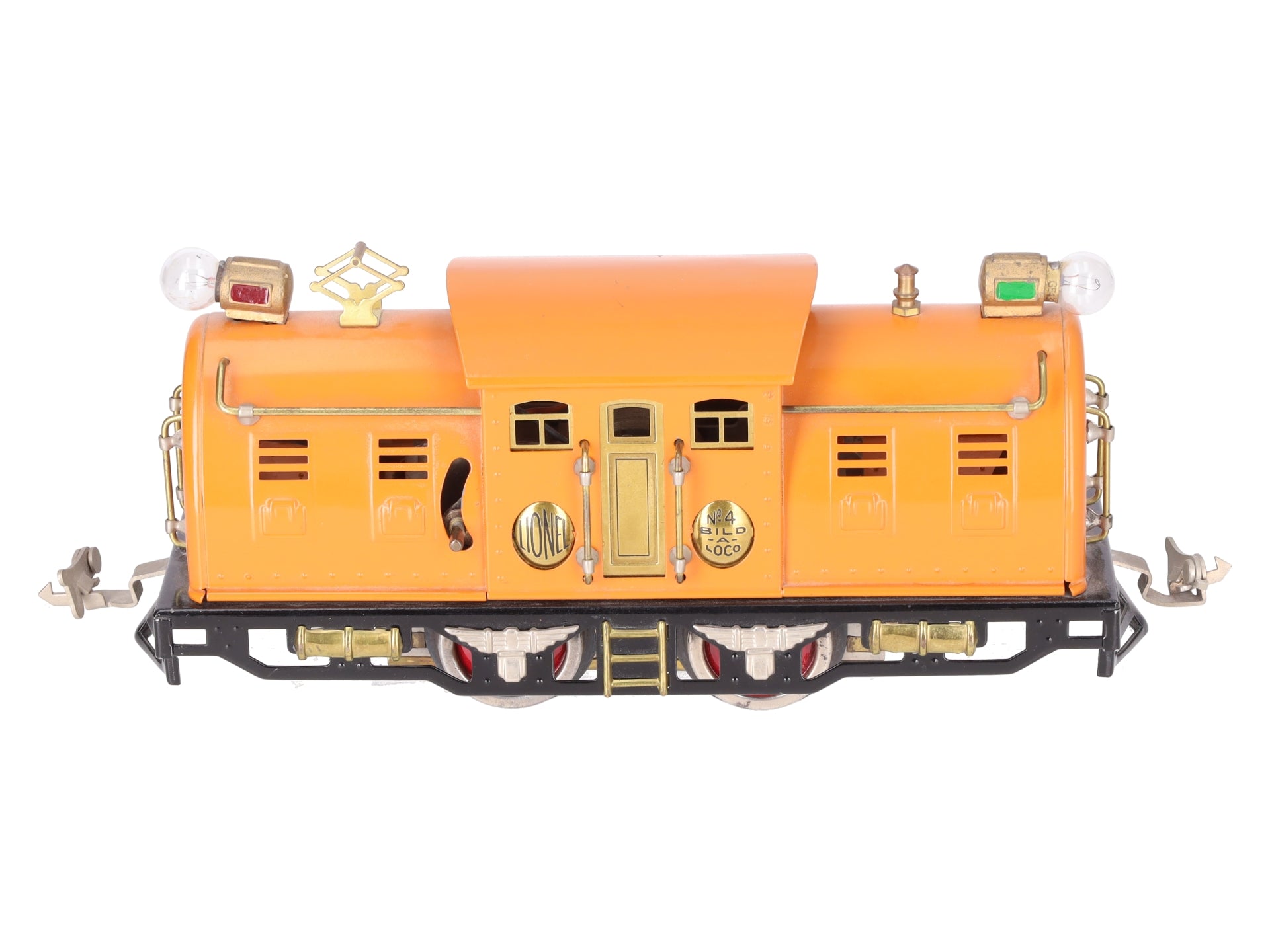 Lionel 4U Vintage O Prewar 0-4-0 Orange Bild-A-Loco