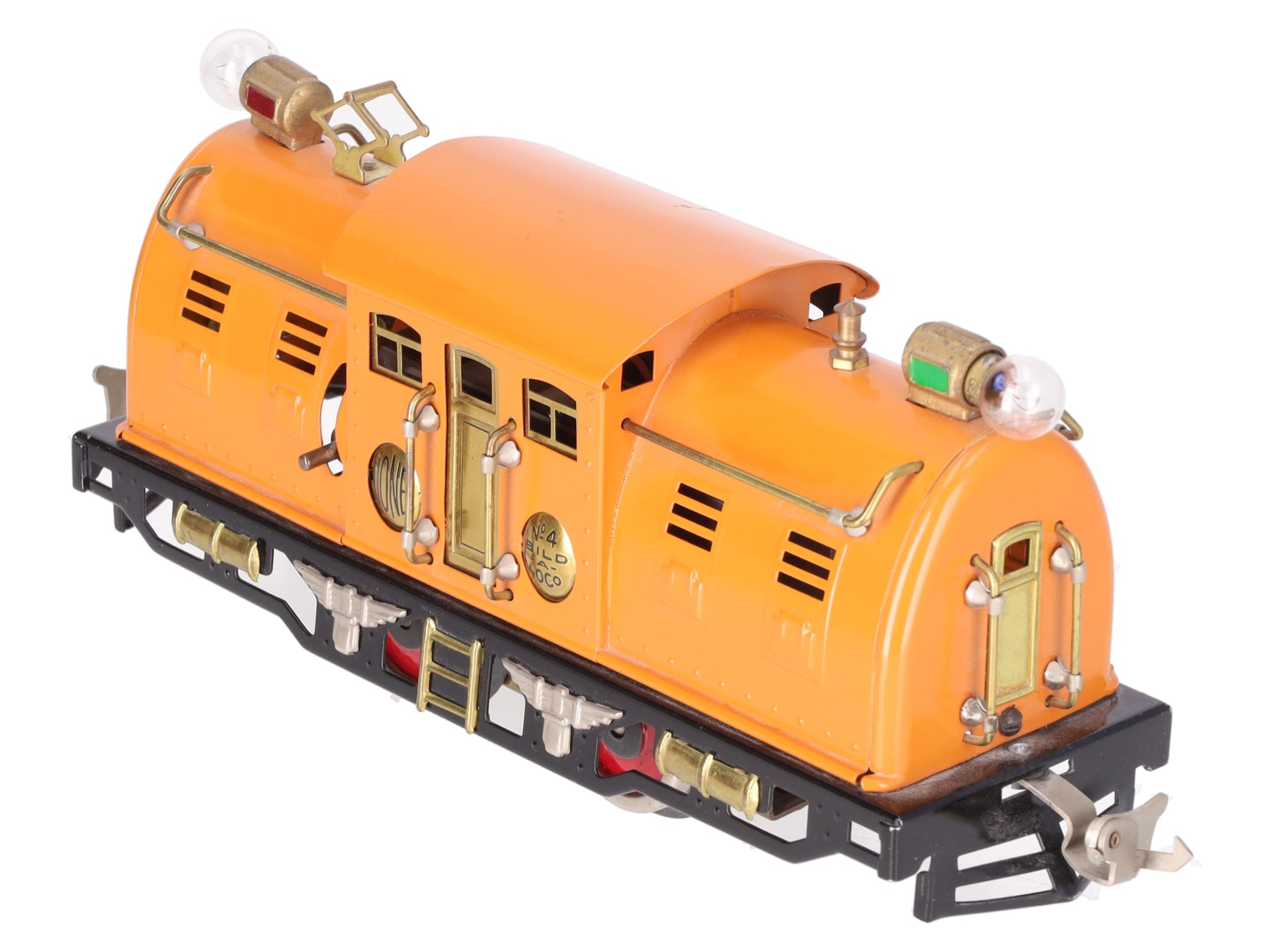 Lionel 4U Vintage O Prewar 0-4-0 Orange Bild-A-Loco