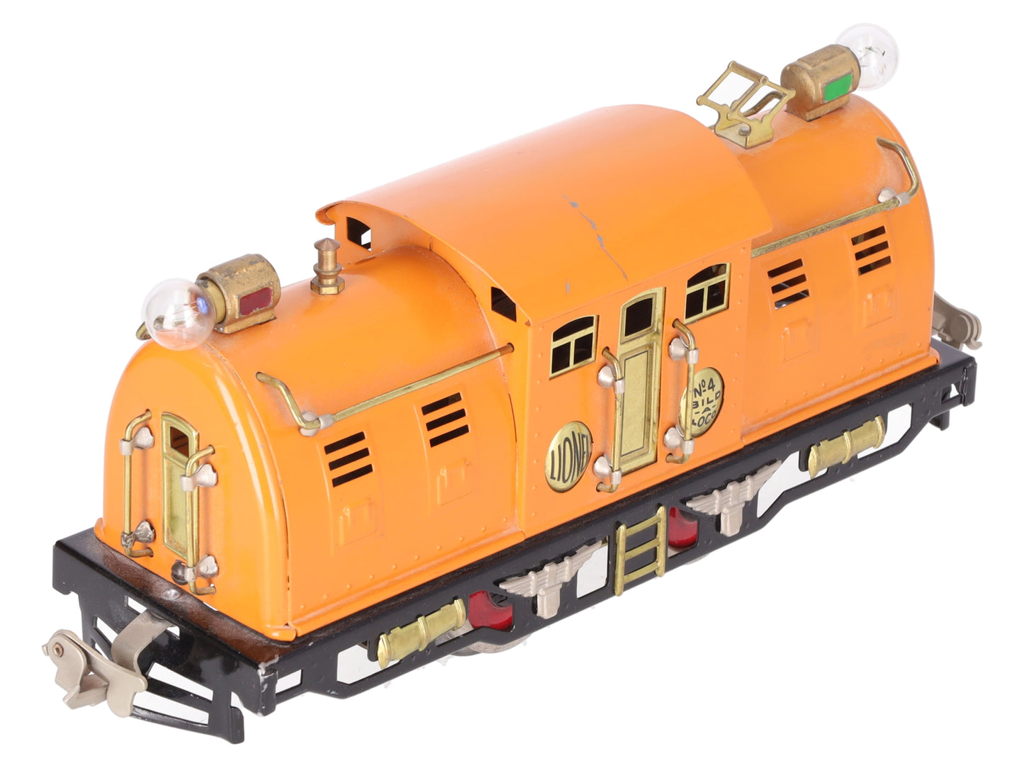 Lionel 4U Vintage O Prewar 0-4-0 Orange Bild-A-Loco