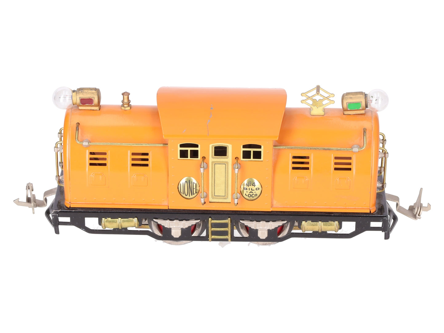 Lionel 4U Vintage O Prewar 0-4-0 Orange Bild-A-Loco