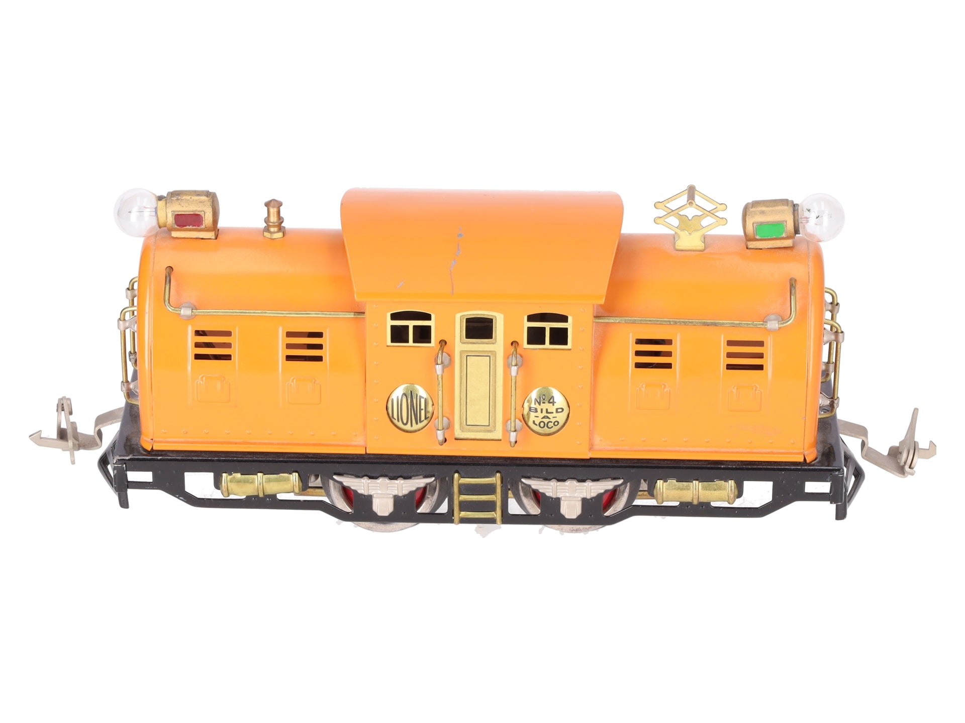 Lionel 4U Vintage O Prewar 0-4-0 Orange Bild-A-Loco