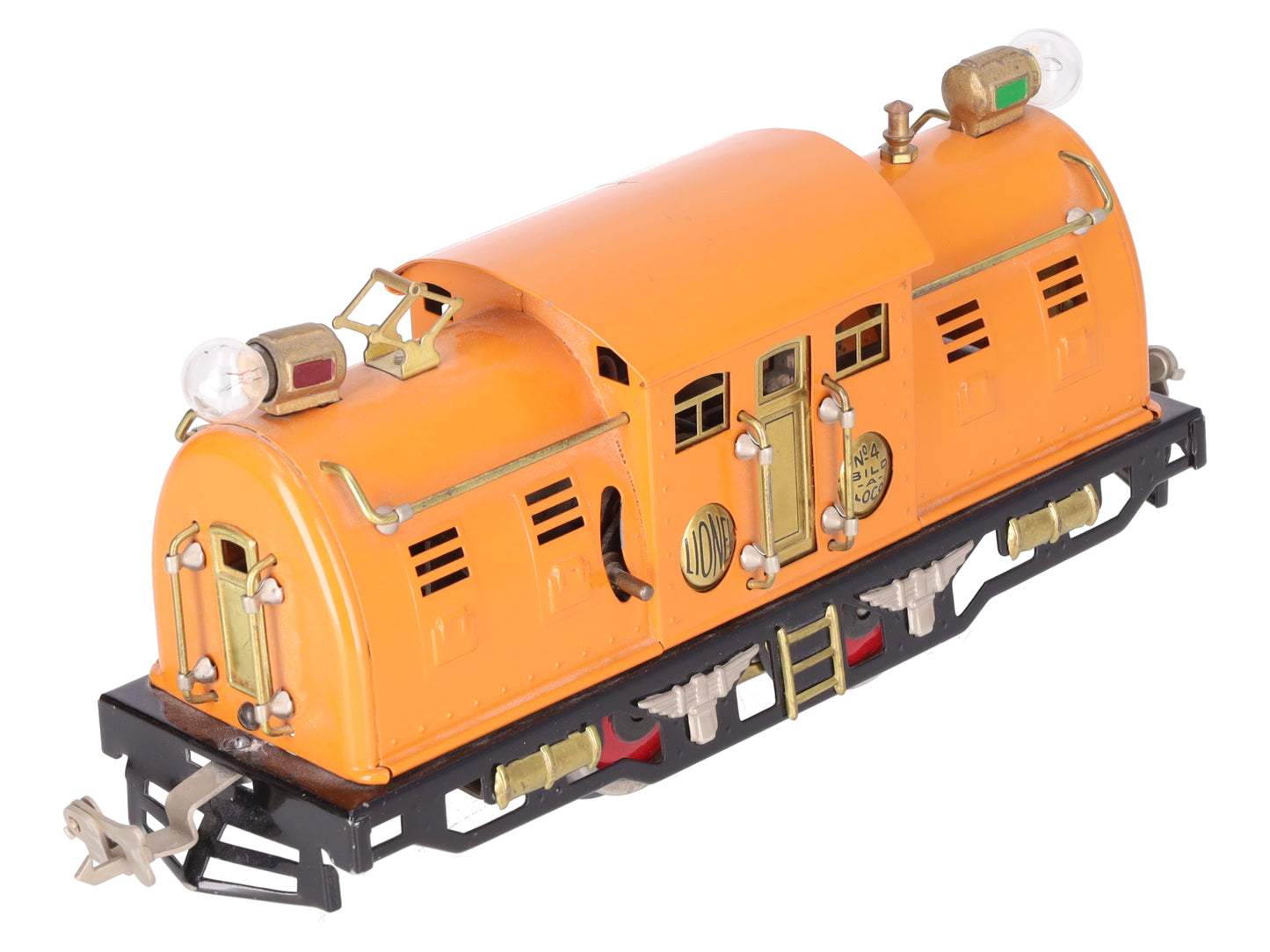 Lionel 4U Vintage O Prewar 0-4-0 Orange Bild-A-Loco