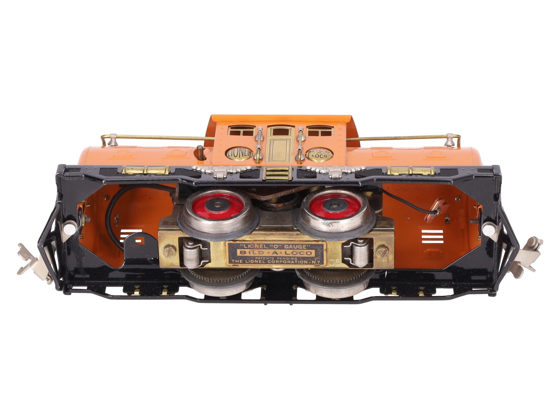 Lionel 4U Vintage O Prewar 0-4-0 Orange Bild-A-Loco