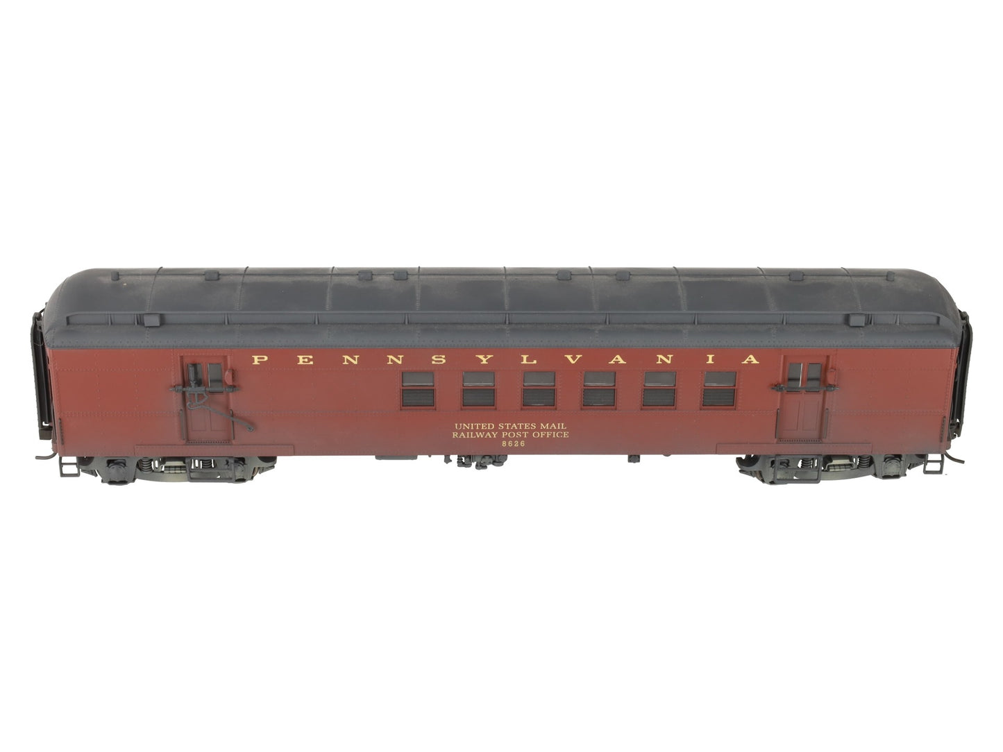O Scale Pennsylvania Railroad Passenger RPO Car #8626 (2-Rail) - Painted