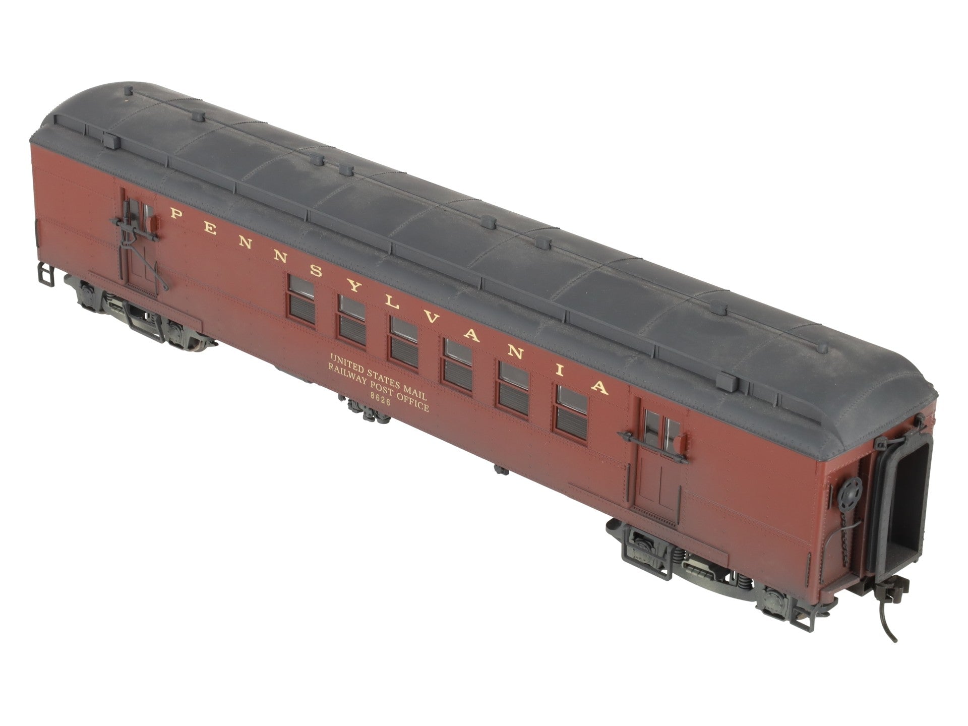 O Scale Pennsylvania Railroad Passenger RPO Car #8626 (2-Rail) - Painted