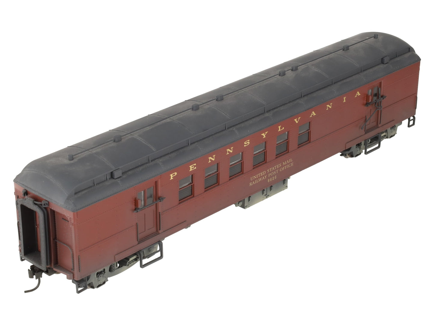 O Scale Pennsylvania Railroad Passenger RPO Car #8626 (2-Rail) - Painted