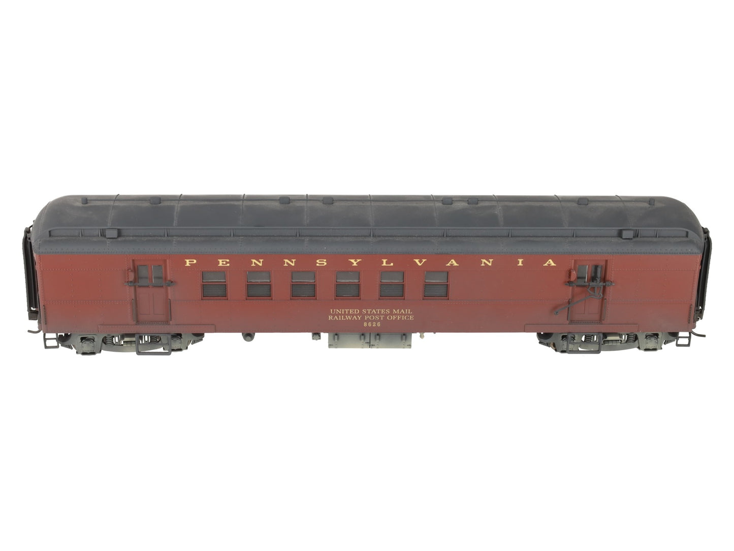 O Scale Pennsylvania Railroad Passenger RPO Car #8626 (2-Rail) - Painted