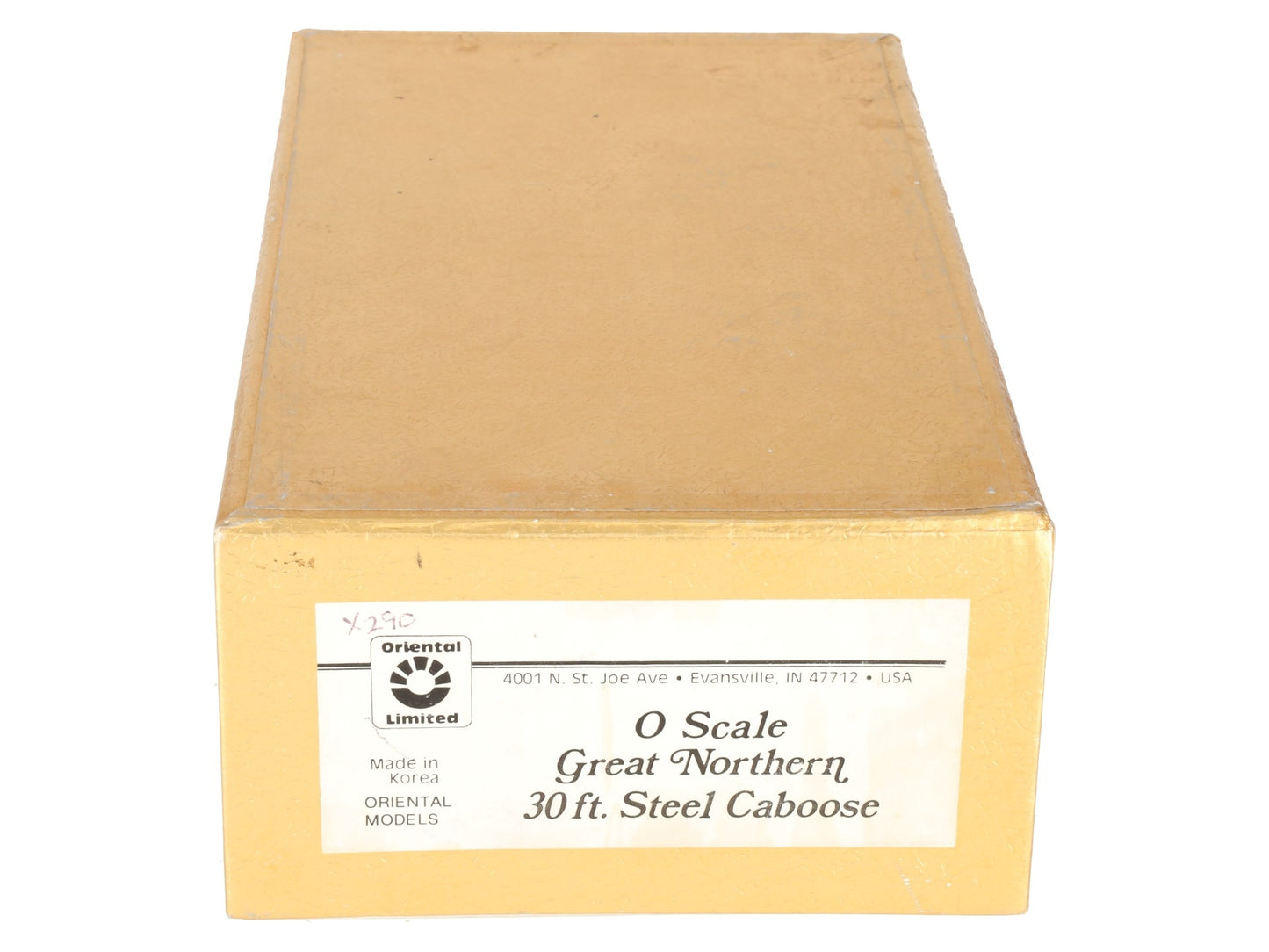 Oriental Limited O Brass Great Northern 30 Ft. Caboose #X290 (2-Rail) - Custom/Box