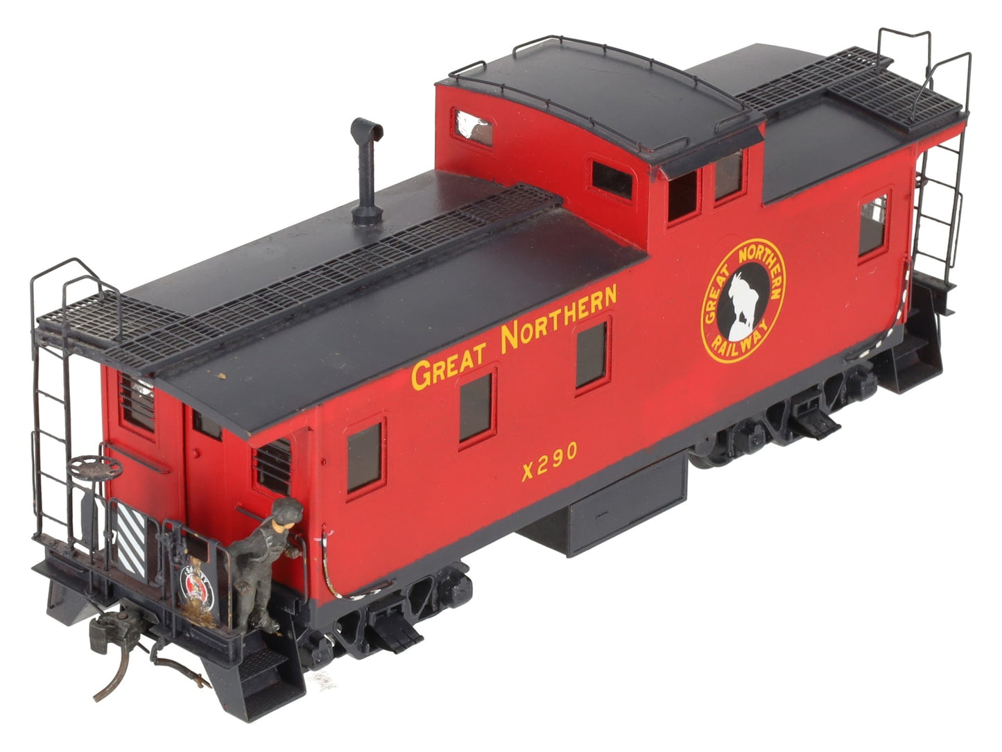 Oriental Limited O Brass Great Northern 30 Ft. Caboose #X290 (2-Rail) - Custom/Box