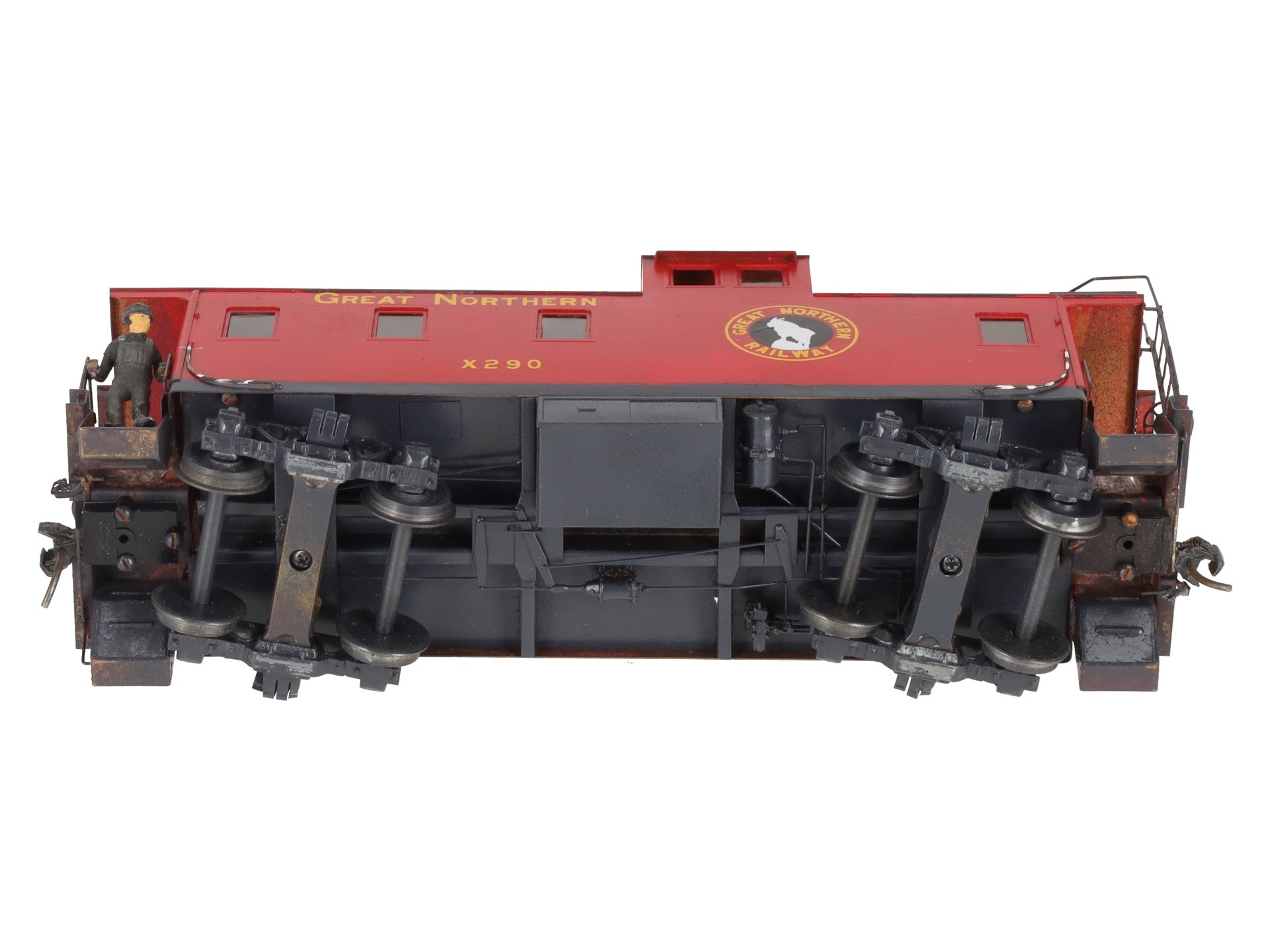 Oriental Limited O Brass Great Northern 30 Ft. Caboose #X290 (2-Rail) - Custom/Box