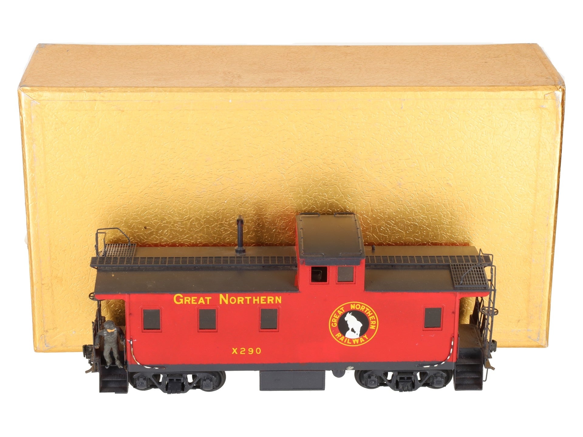 Oriental Limited O Brass Great Northern 30 Ft. Caboose #X290 (2-Rail) - Custom/Box