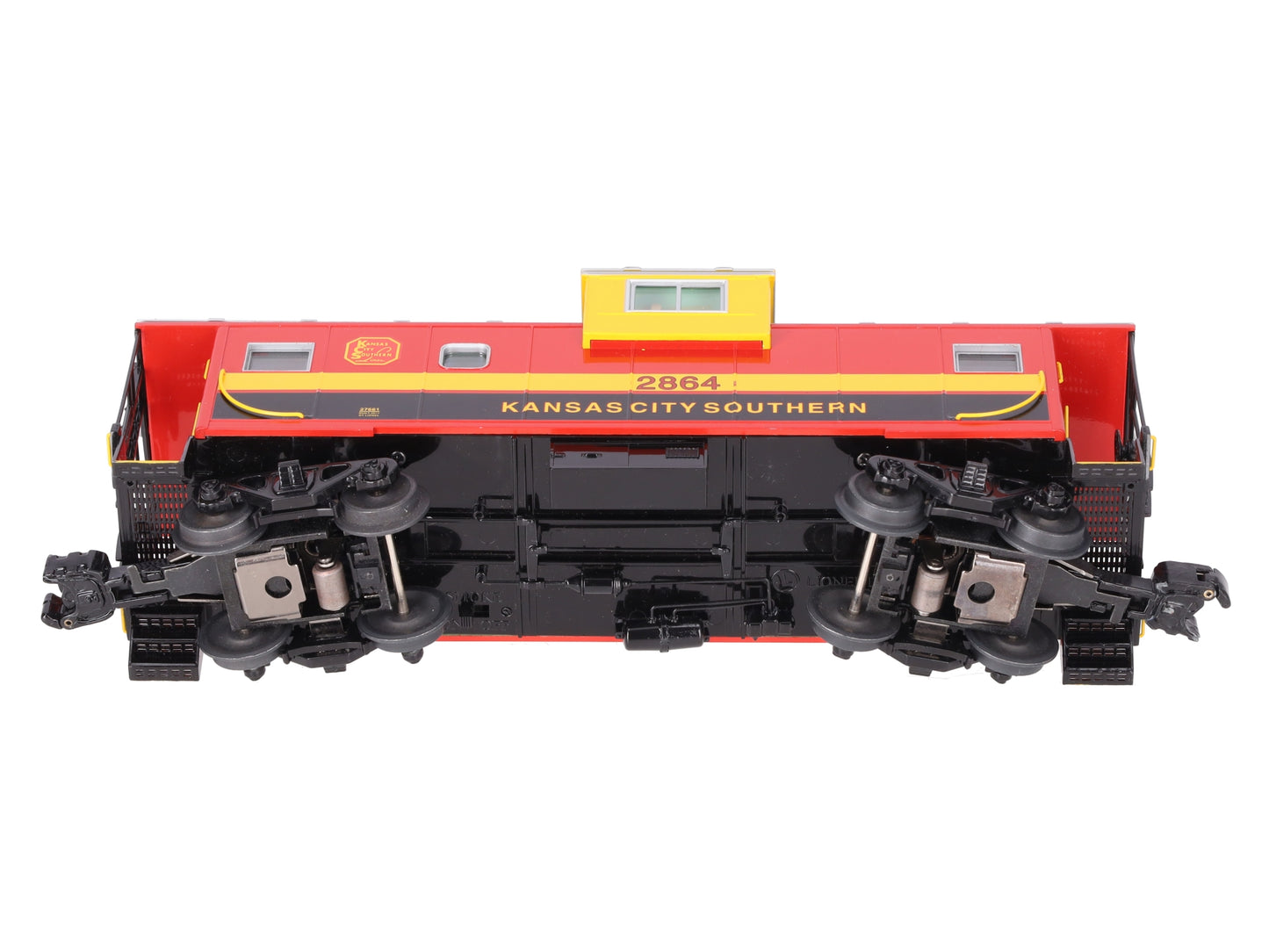 Lionel 6-27661 Kansas City Southern Extended Vision Caboose w/ Smoke & Light EX/Box