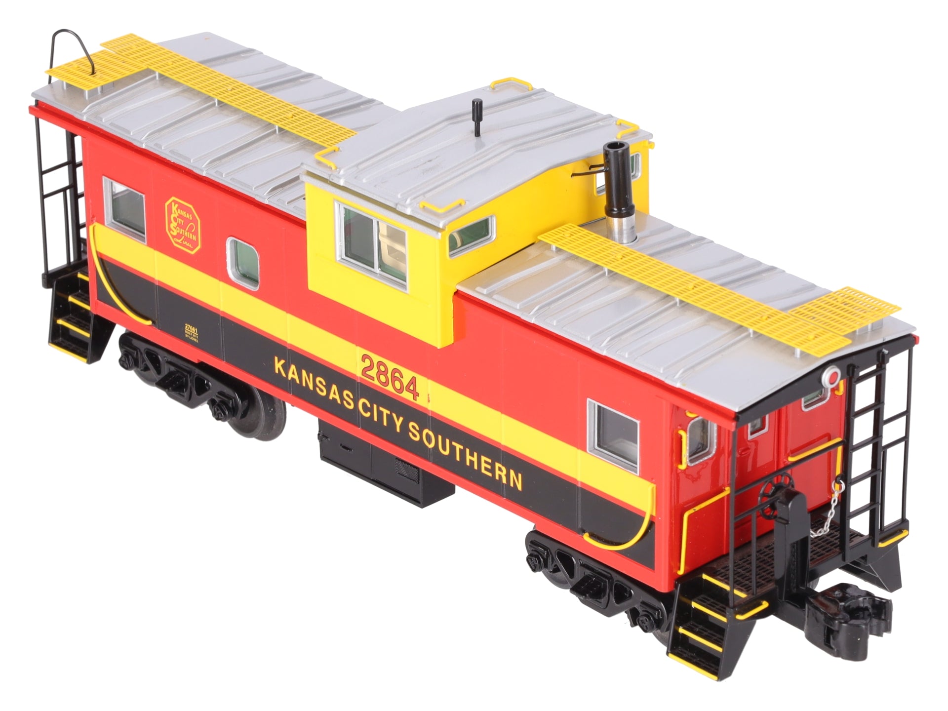 Lionel 6-27661 Kansas City Southern Extended Vision Caboose w/ Smoke & Light EX/Box