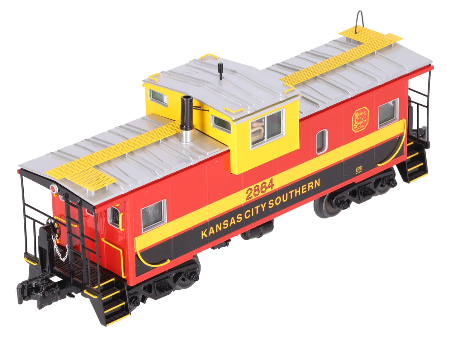 Lionel 6-27661 Kansas City Southern Extended Vision Caboose w/ Smoke & Light EX/Box