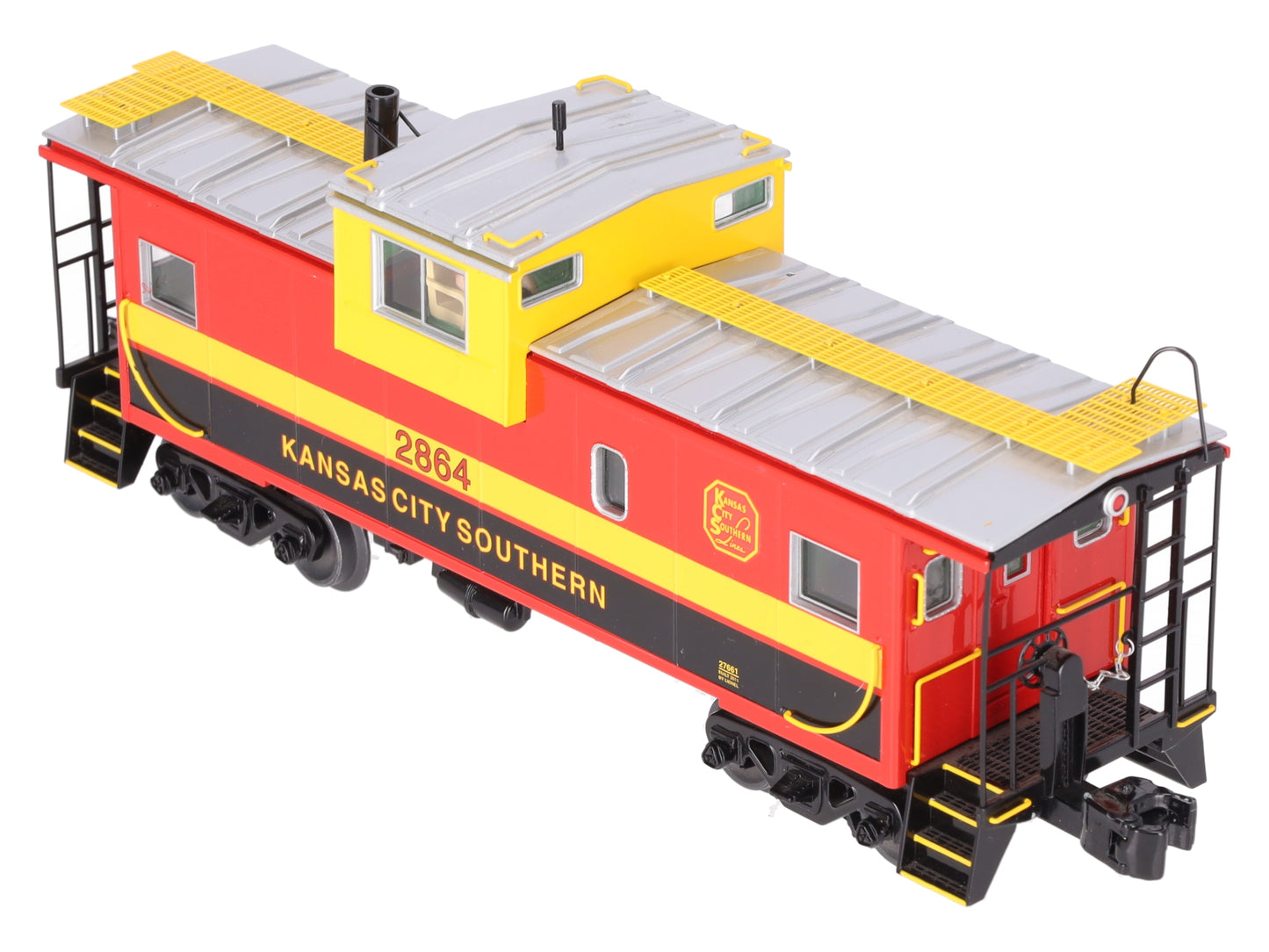 Lionel 6-27661 Kansas City Southern Extended Vision Caboose w/ Smoke & Light EX/Box