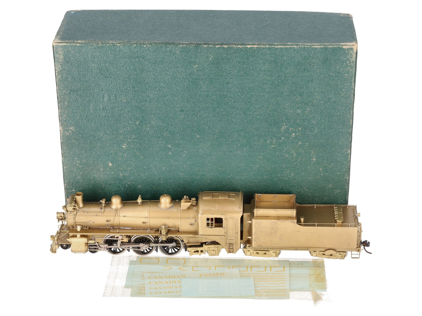 PFM HO Scale BRASS CPR 4-6-2 Steam Loco & Tender EX/Box