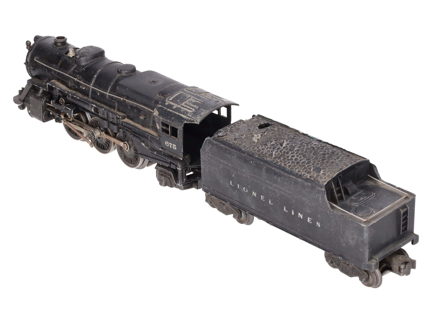 Lionel 675 Vintage O 2-6-2 K4 Pacific Die-Cast Steam Locomotive w/ 6466WX Tender VG