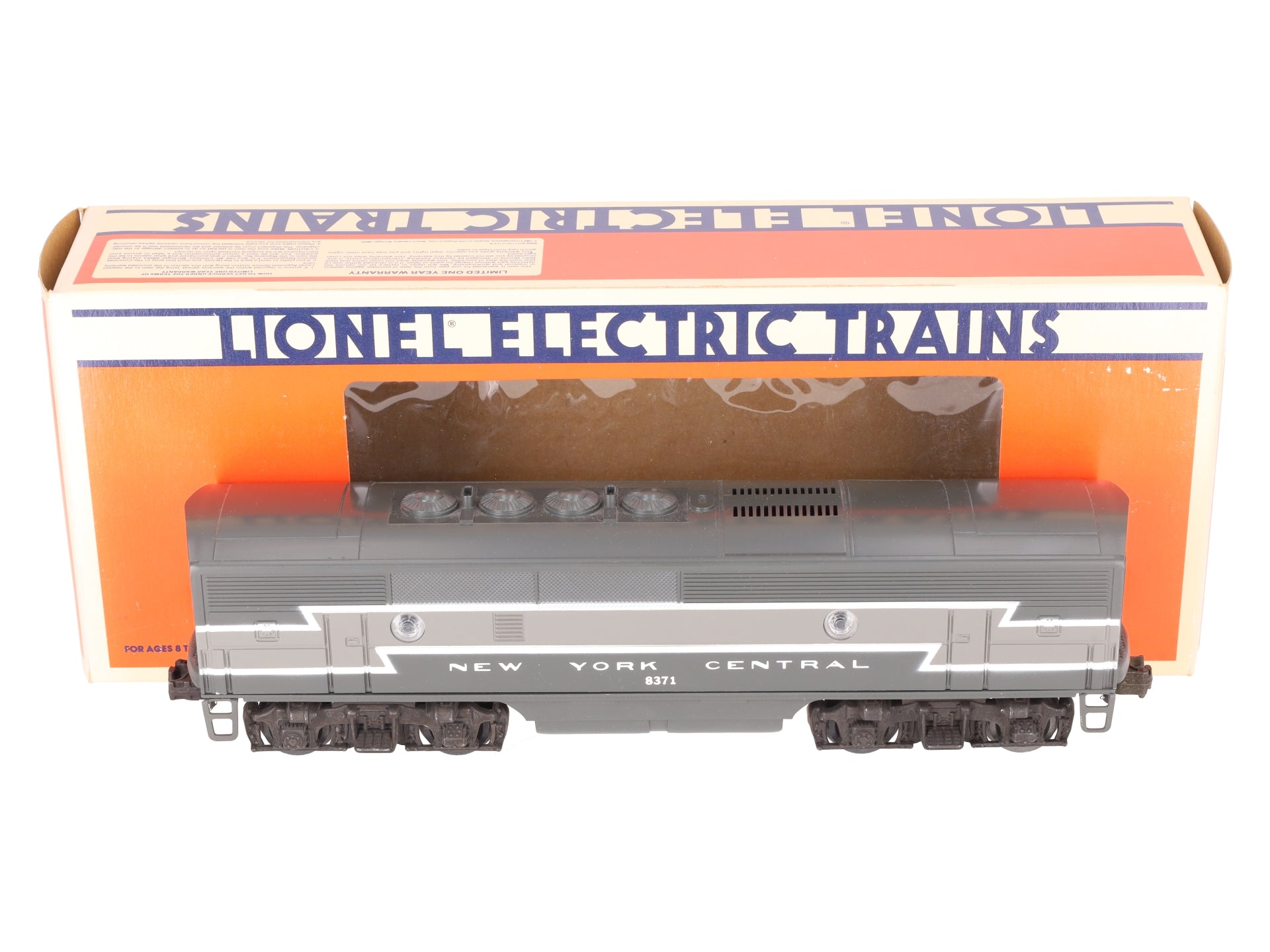 Lionel 6-8371 O New York Central F-3 B Unit Non- Pwd. Diesel Locomotive w/Horn EX/Box