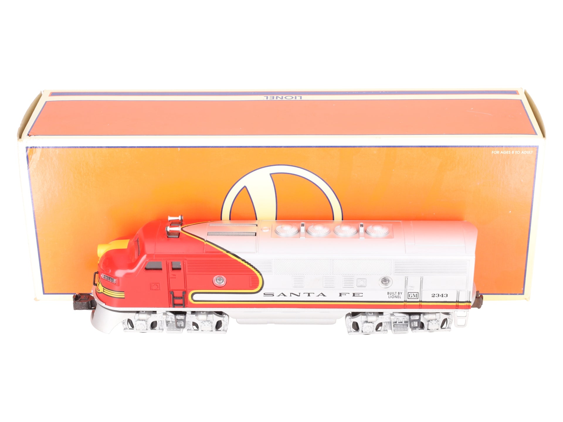Lionel 6-18128 O Gauge Santa Fe F-3 A Powered Diesel Locomotive #2343 EX/Box