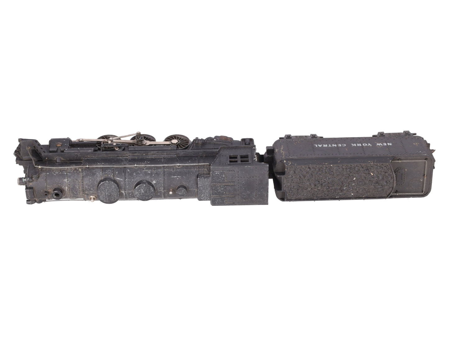 Marx 333 Vintage O New York Central 4-6-2 Diecast Steam Locomotive & Tender VG