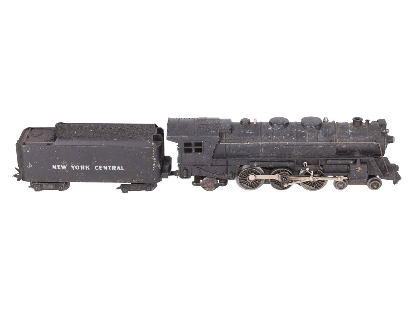 Marx 333 Vintage O New York Central 4-6-2 Diecast Steam Locomotive & Tender VG