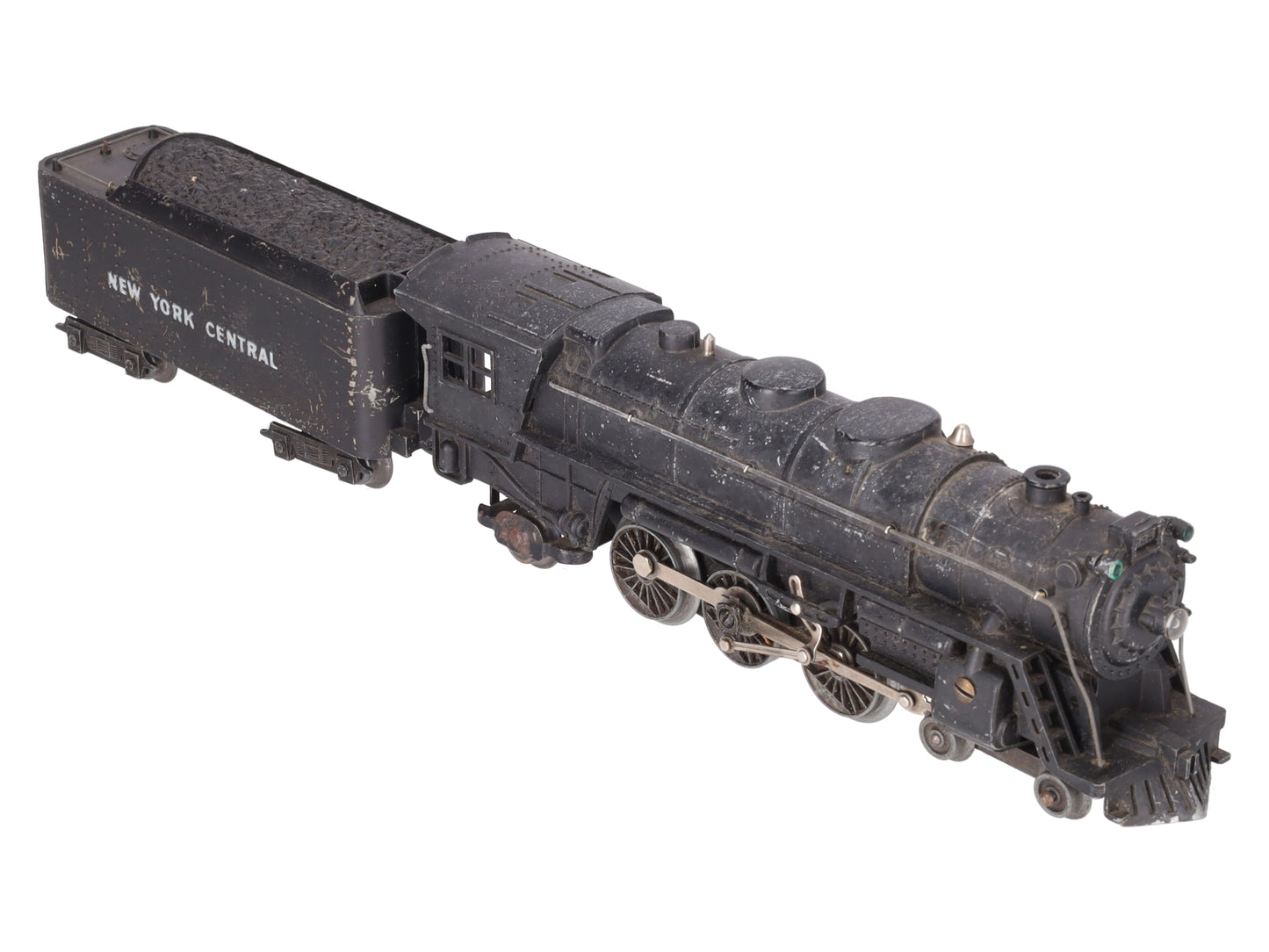 Marx 333 Vintage O New York Central 4-6-2 Diecast Steam Locomotive & Tender VG