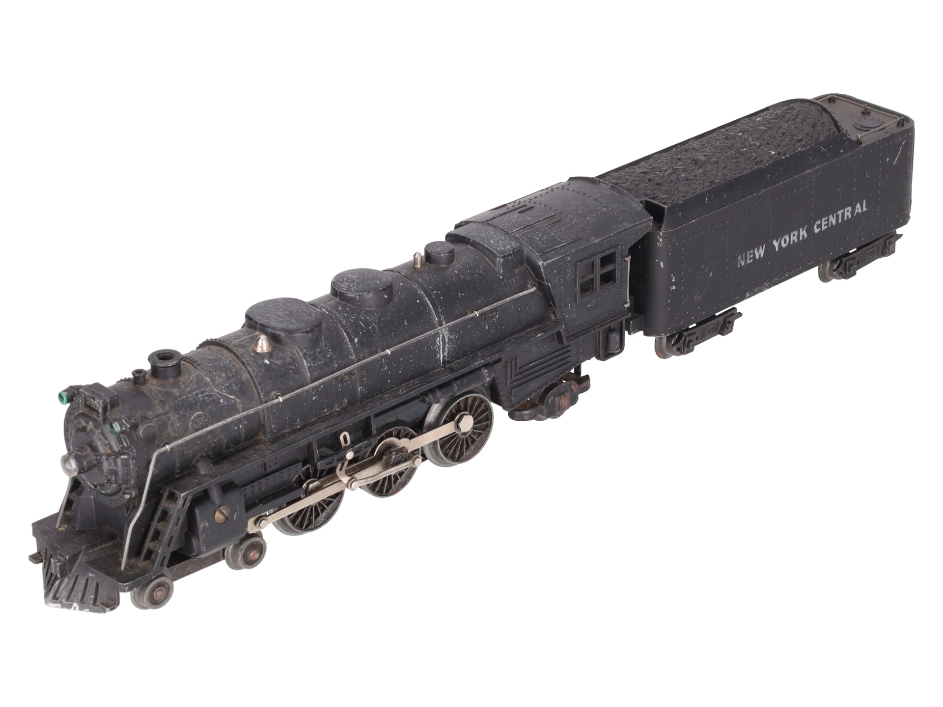 Marx 333 Vintage O New York Central 4-6-2 Diecast Steam Locomotive & Tender VG