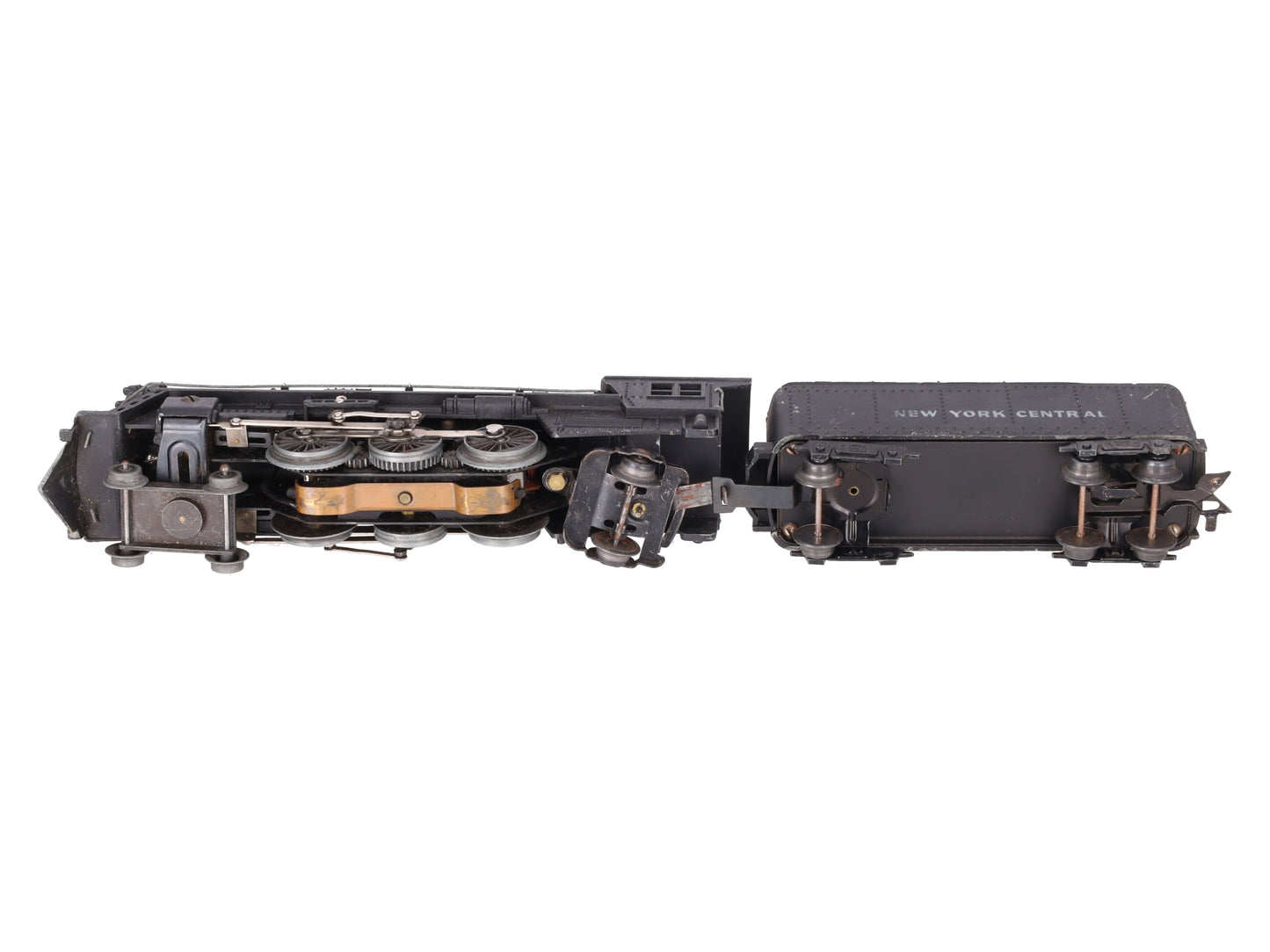 Marx 333 Vintage O New York Central 4-6-2 Diecast Steam Locomotive & Tender VG