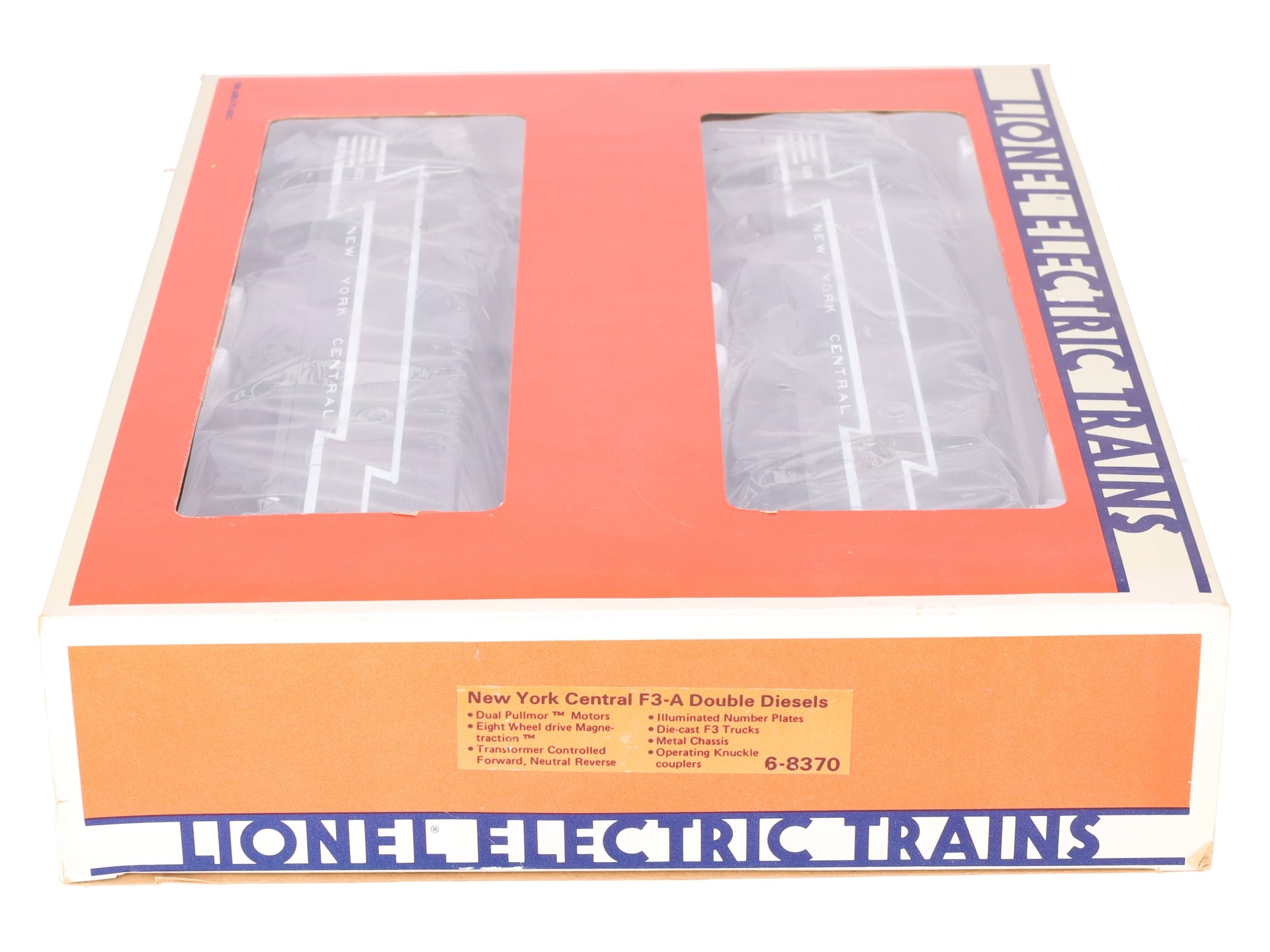 Lionel 6-8370 O Gauge New York Central F3 AA Diesel Locomotives #8372/#8370 EX/Box