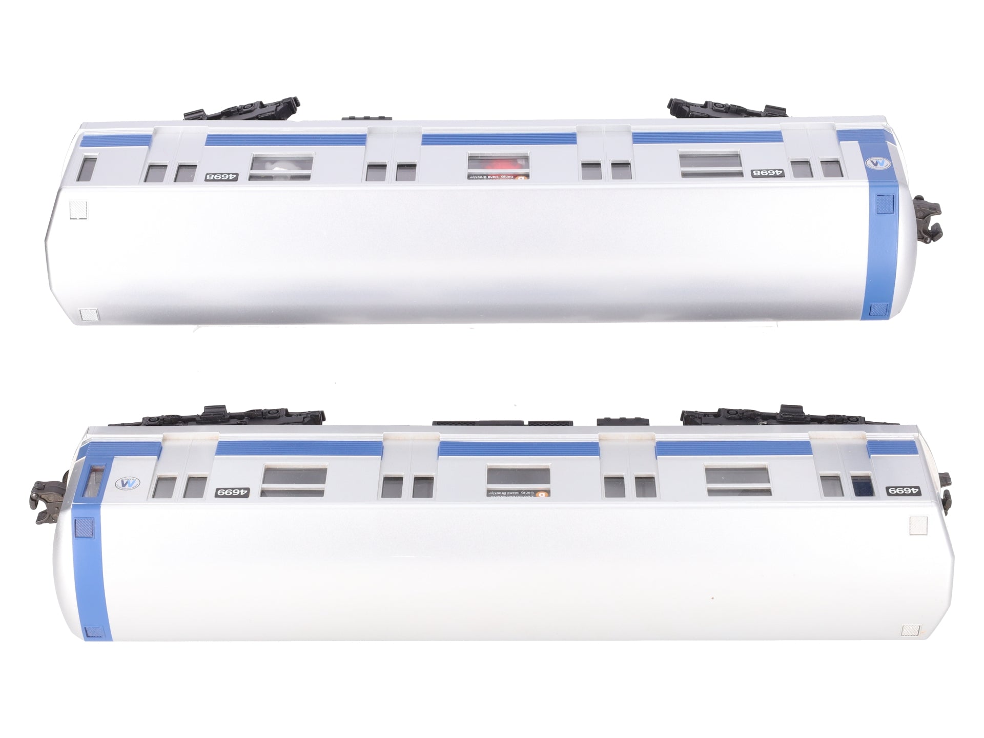 MTH 30-2122-1 O NYC MTA Subway Cars w/PS1 (Set of 2) EX
