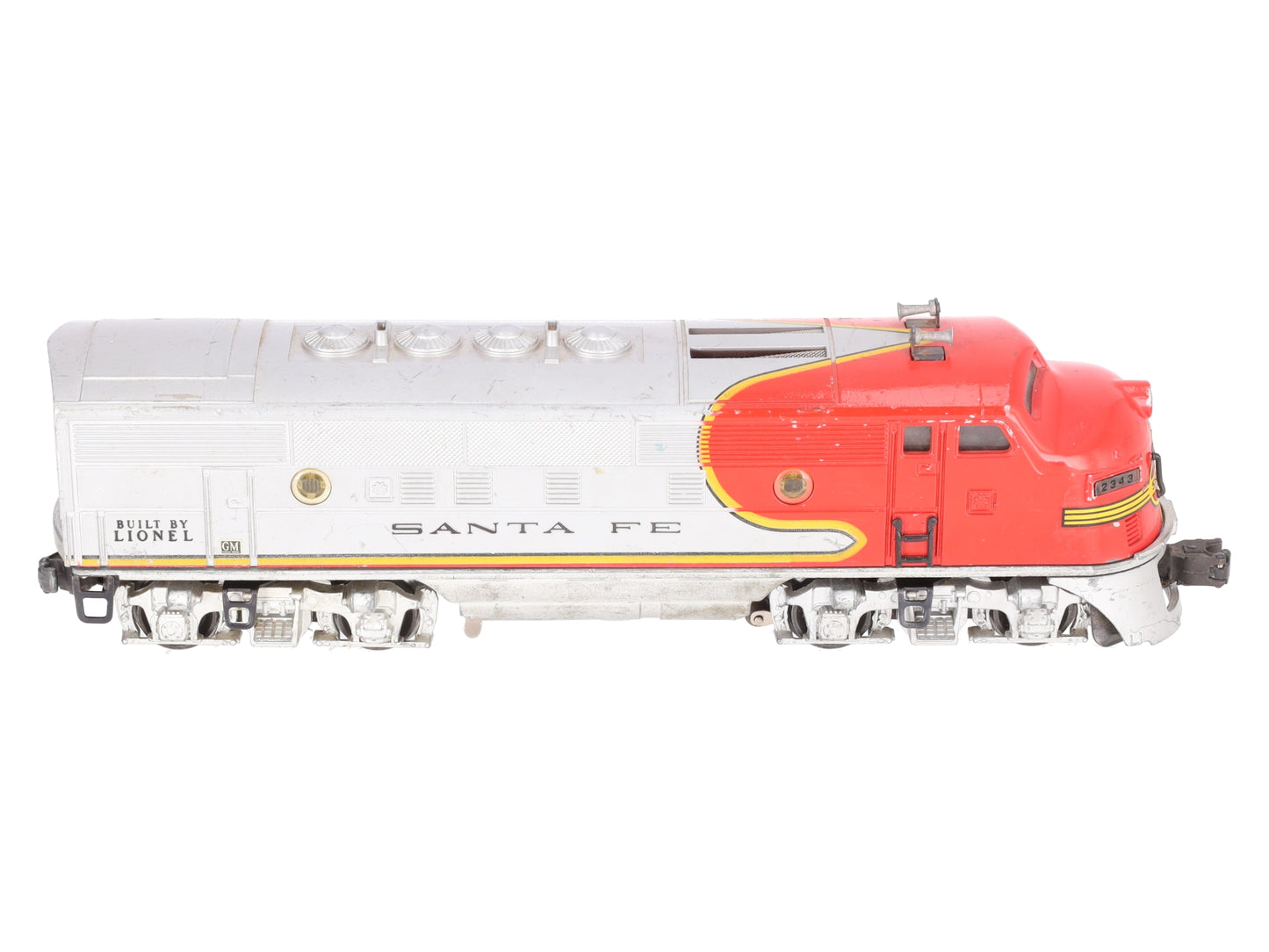 Lionel 2343 Vintage O Santa Fe F3 A Diesel Locomotive VG