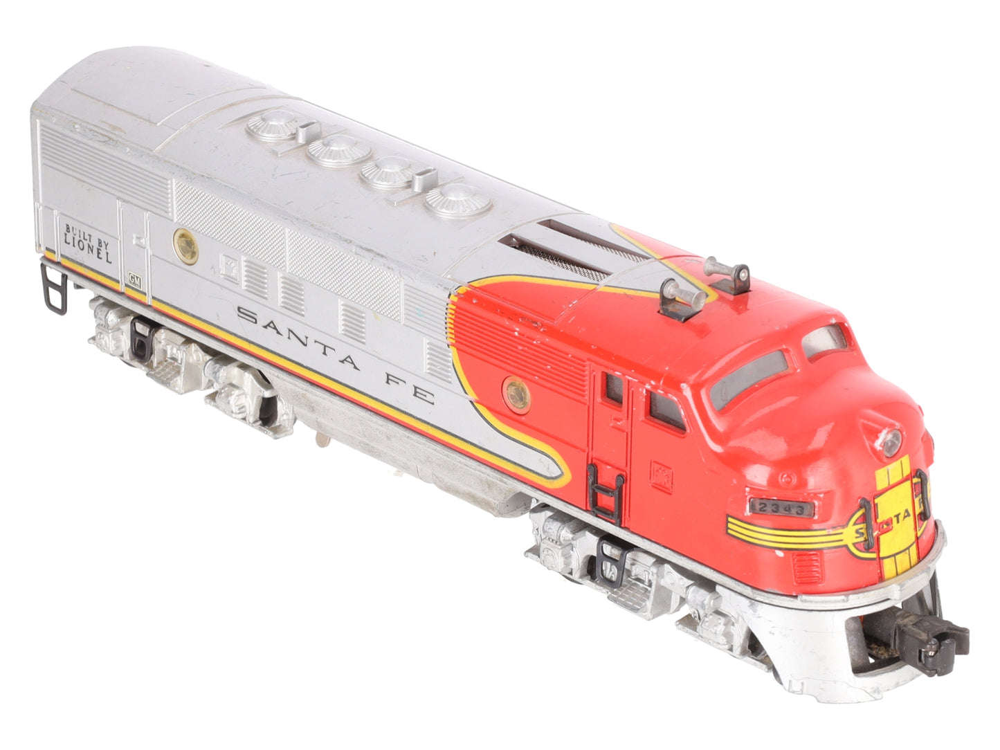 Lionel 2343 Vintage O Santa Fe F3 A Diesel Locomotive VG