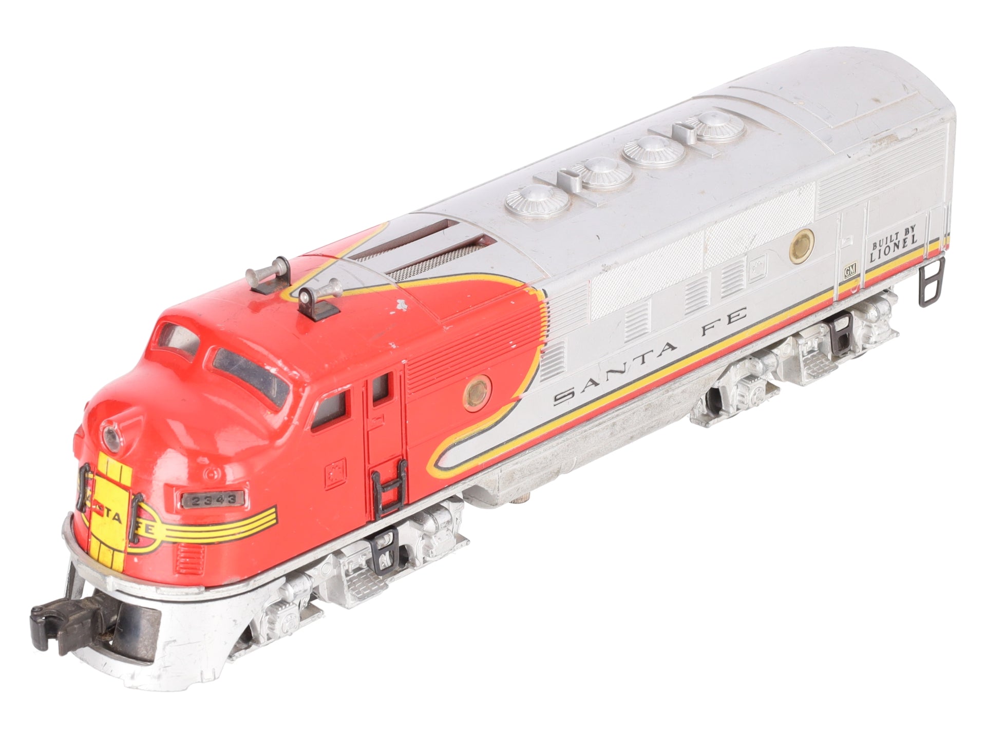 Lionel 2343 Vintage O Santa Fe F3 A Diesel Locomotive VG