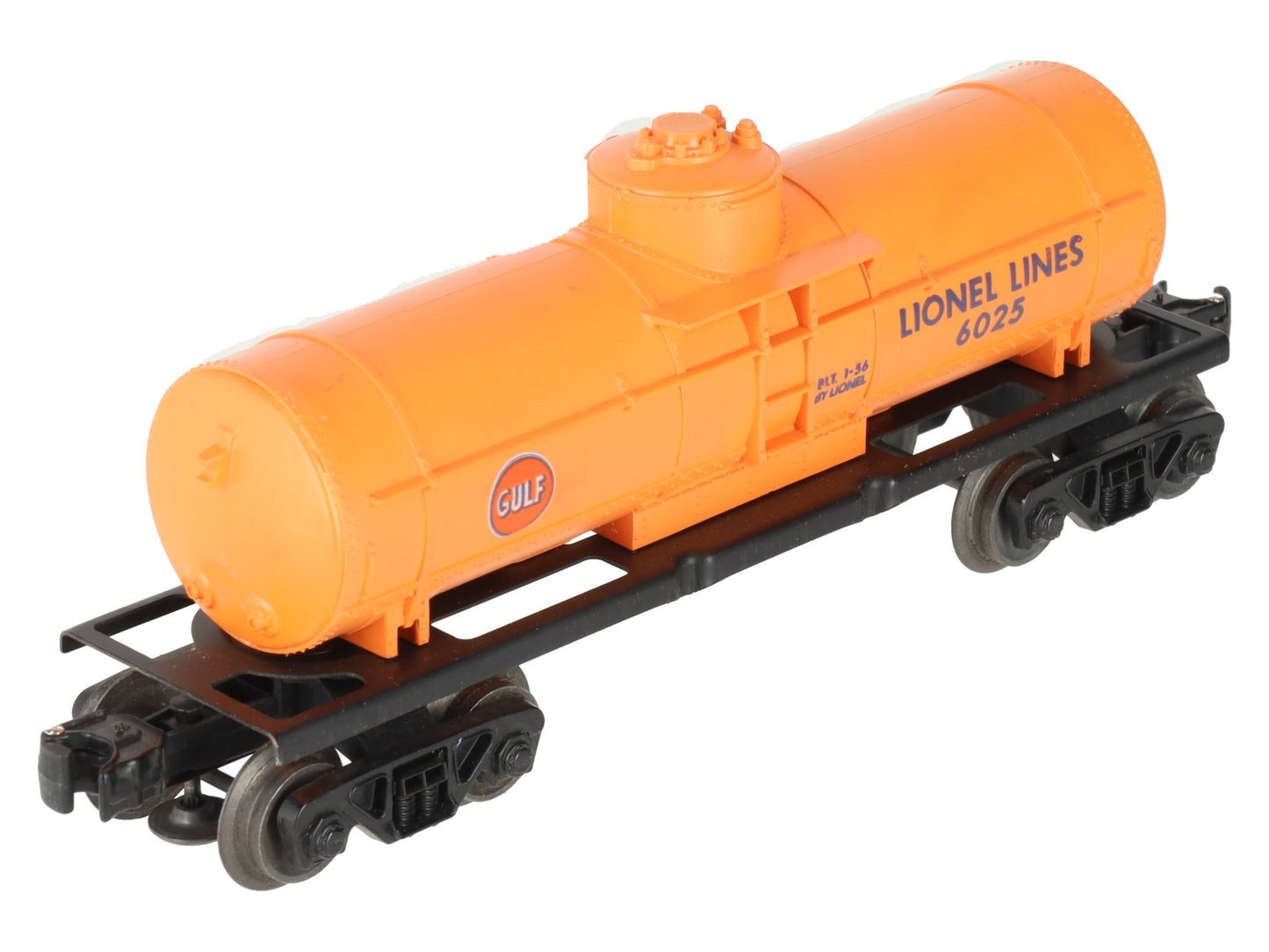Lionel 6025-60 VIntage O Gulf  Orange Single Dome Tank Car EX/Box