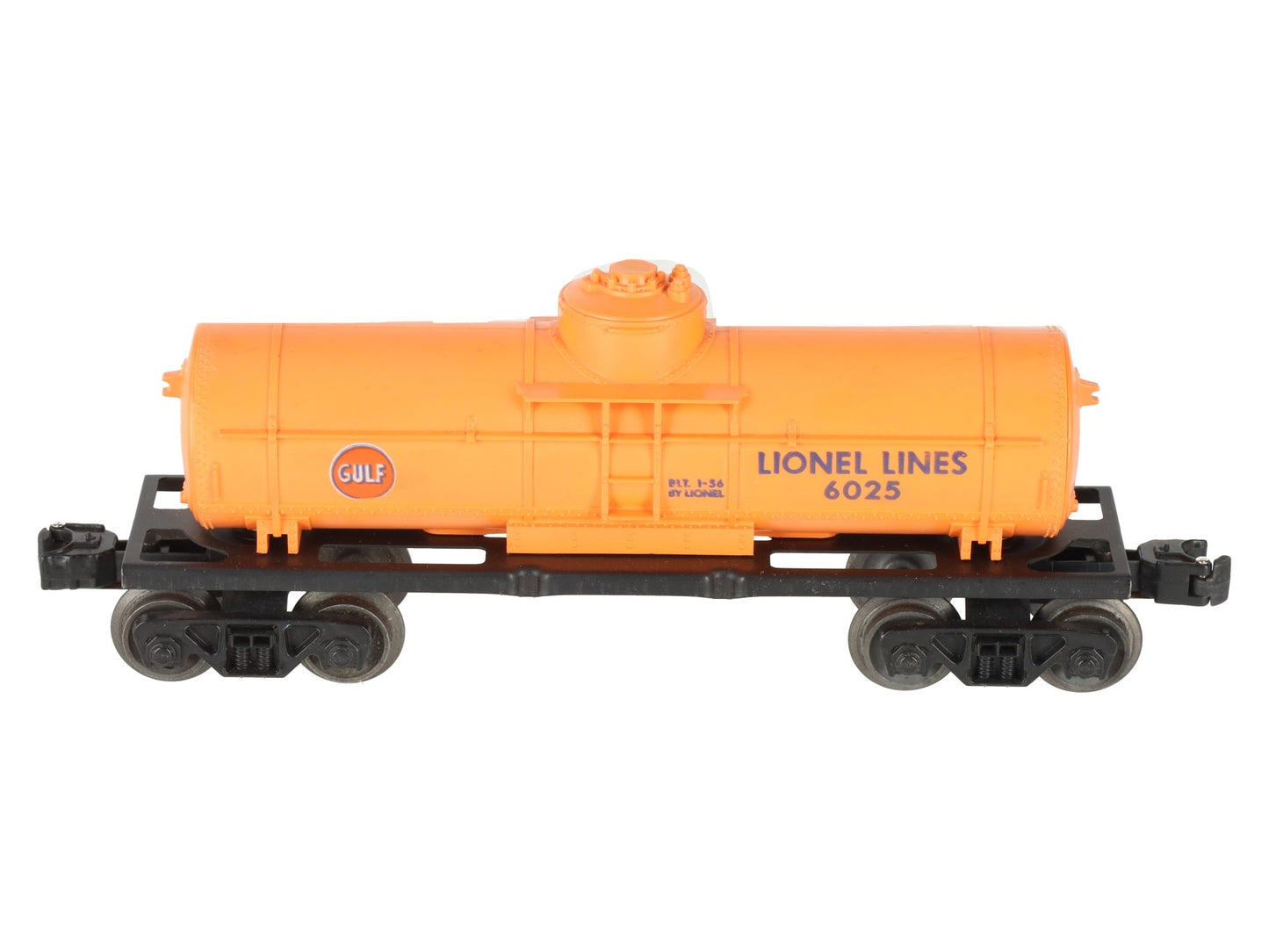 Lionel 6025-60 VIntage O Gulf  Orange Single Dome Tank Car EX/Box