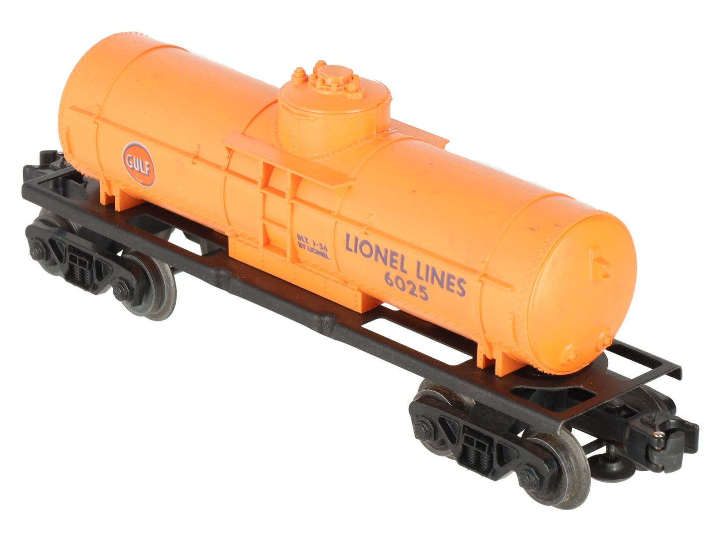 Lionel 6025-60 VIntage O Gulf  Orange Single Dome Tank Car EX/Box