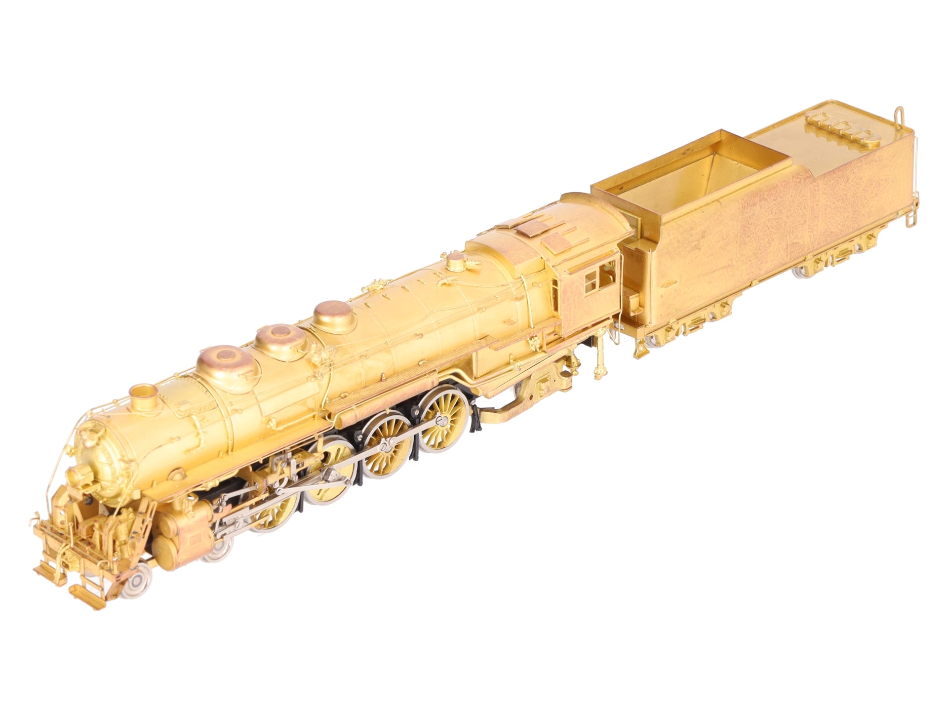 Nickel Plate Products HO Scale BRASS NYO&W Class Y2 4-8-2 Mountain Steam Engine  EX/Box