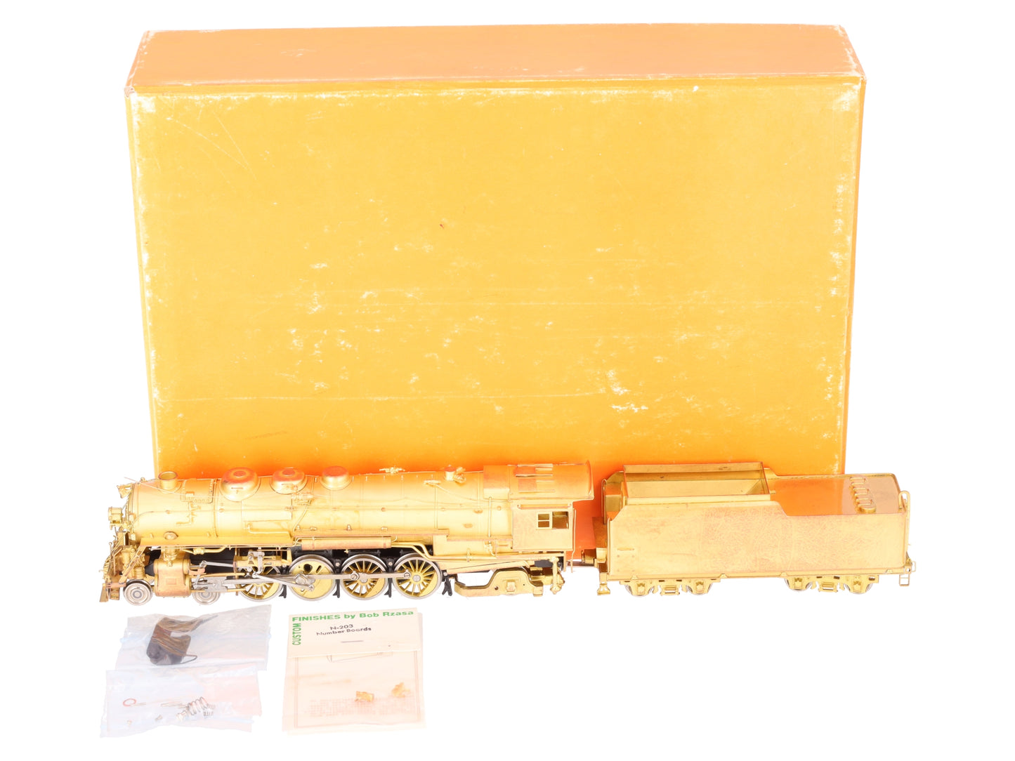 Nickel Plate Products HO Scale BRASS NYO&W Class Y2 4-8-2 Mountain Steam Engine  EX/Box