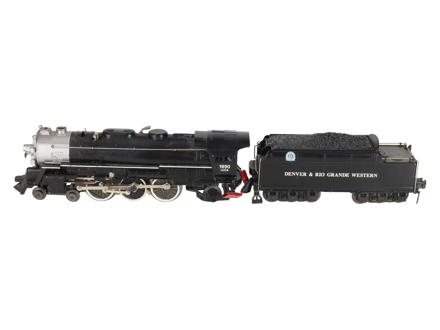 Lionel 6-18090 O Gauge Denver & Rio Grande LCCA 4-6-2 Steam Locomotive #1990 EX