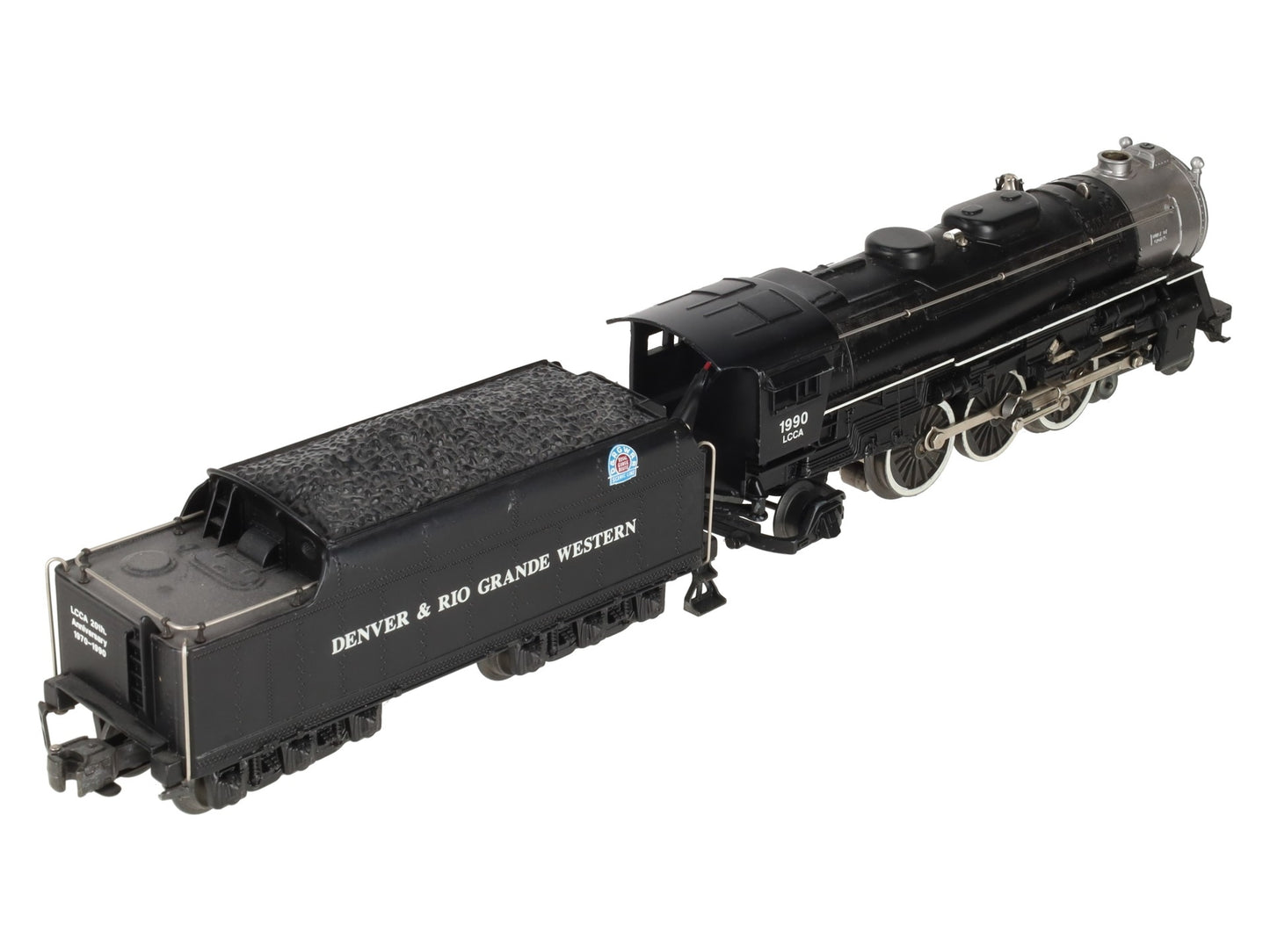 Lionel 6-18090 O Gauge Denver & Rio Grande LCCA 4-6-2 Steam Locomotive #1990 EX