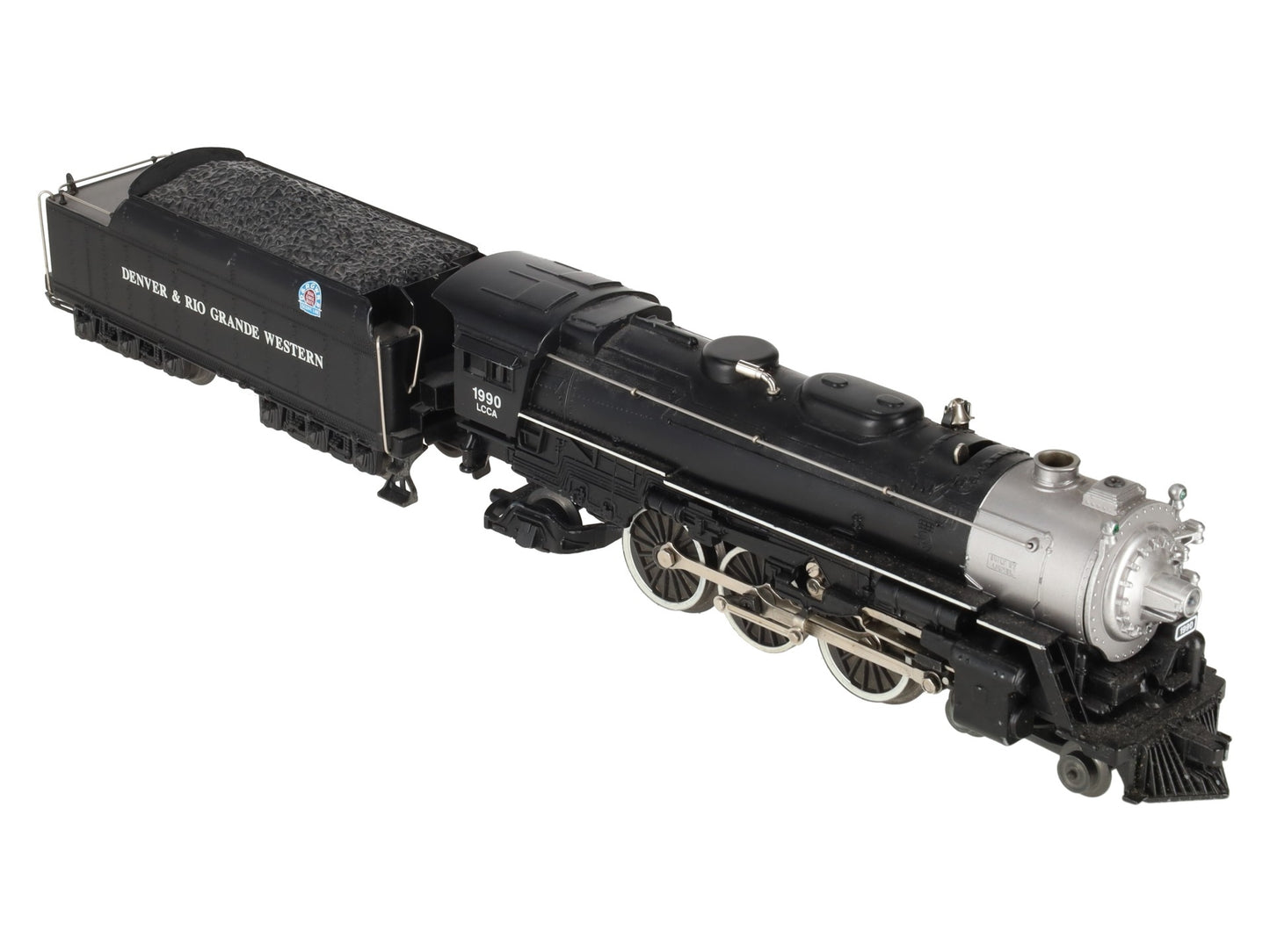 Lionel 6-18090 O Gauge Denver & Rio Grande LCCA 4-6-2 Steam Locomotive #1990 EX