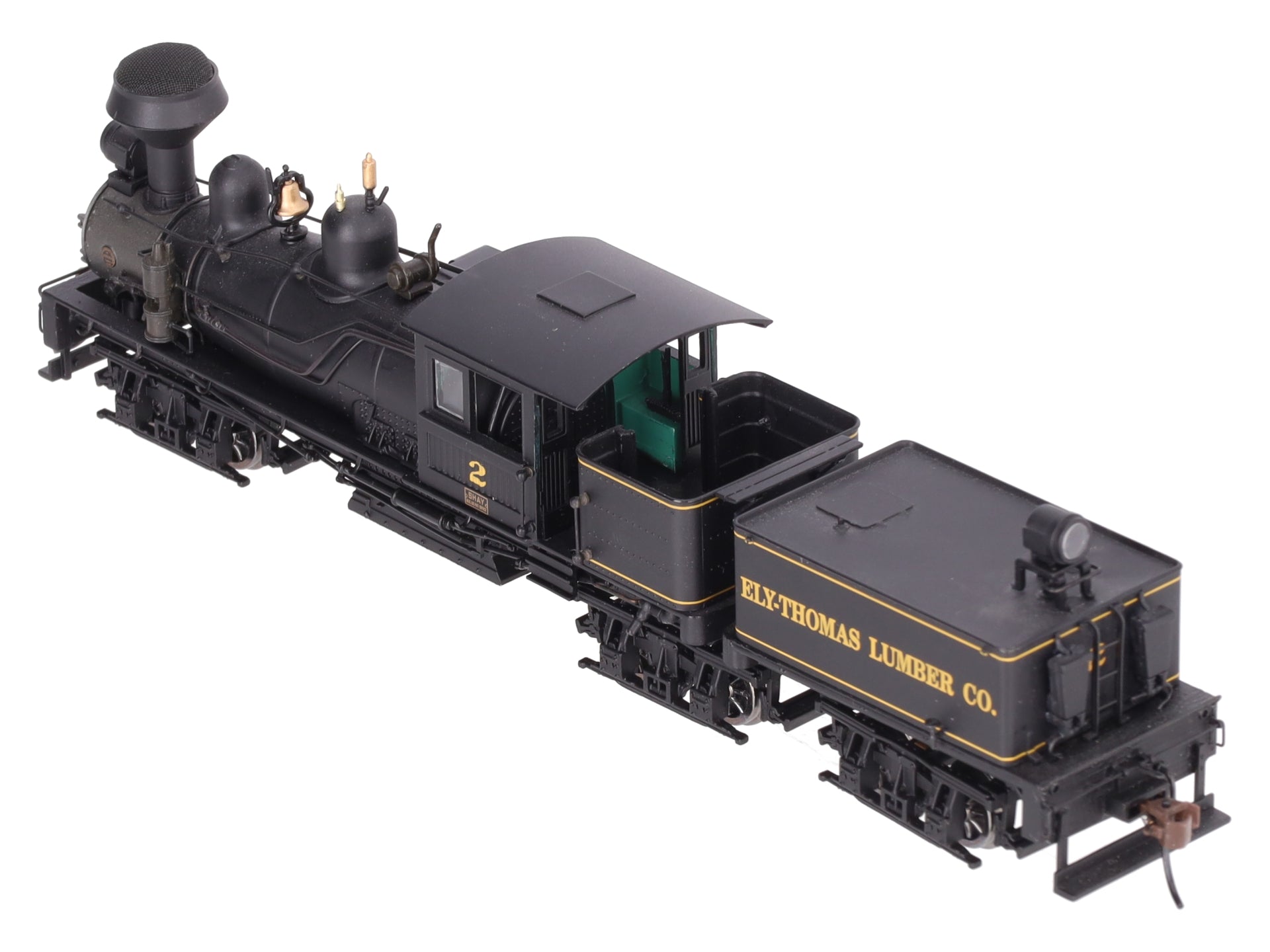 Bachmann ロングハウラー 電車セット 8両 Bachmann 81904 HO Ely Thomas Lumber Co. 80-Ton Three-Truck Steam