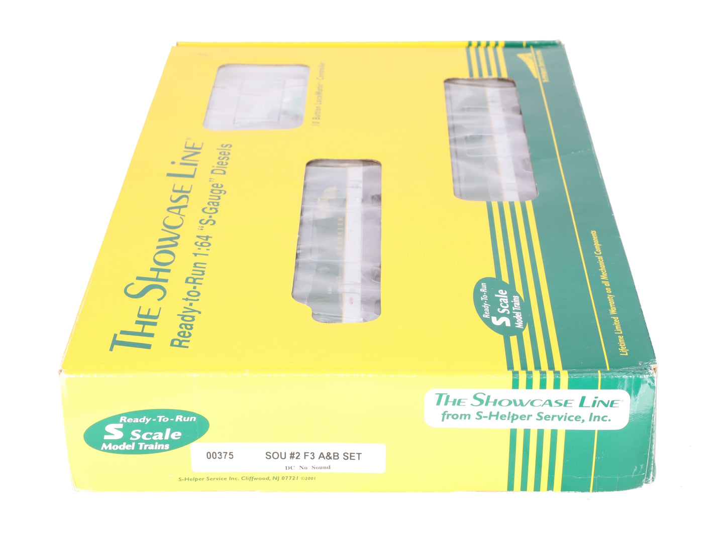 The Showcase Line 00375 S Gauge Southern F3 AB Diesel Locomotive Set EX/Box