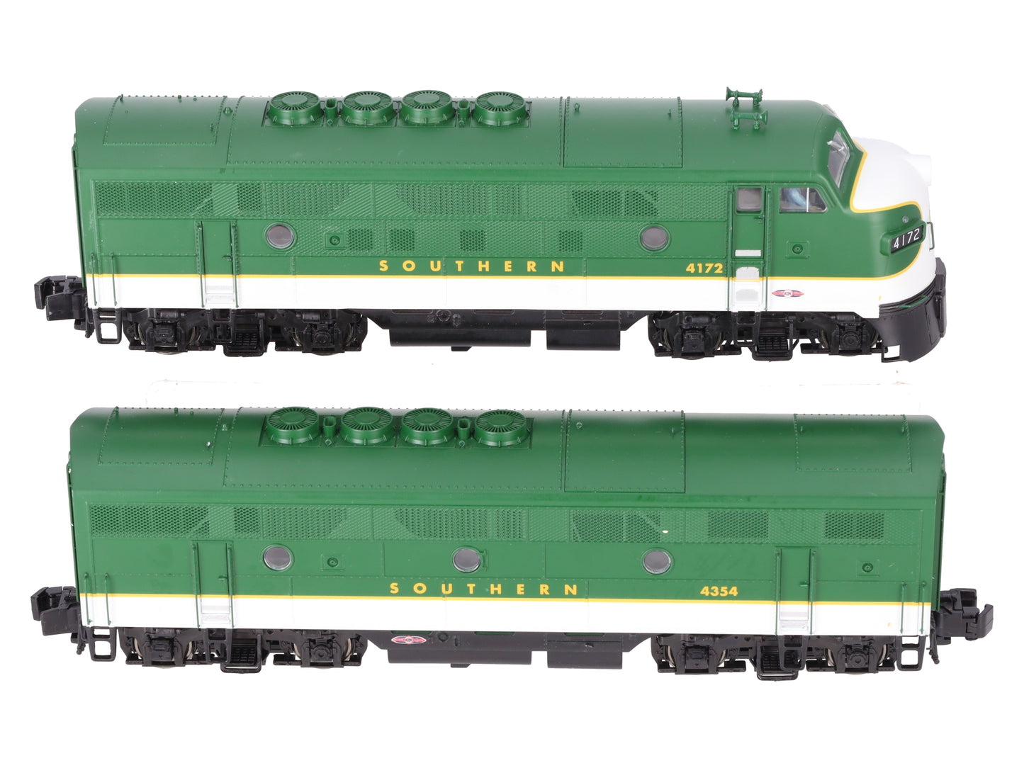 The Showcase Line 00375 S Gauge Southern F3 AB Diesel Locomotive Set EX/Box