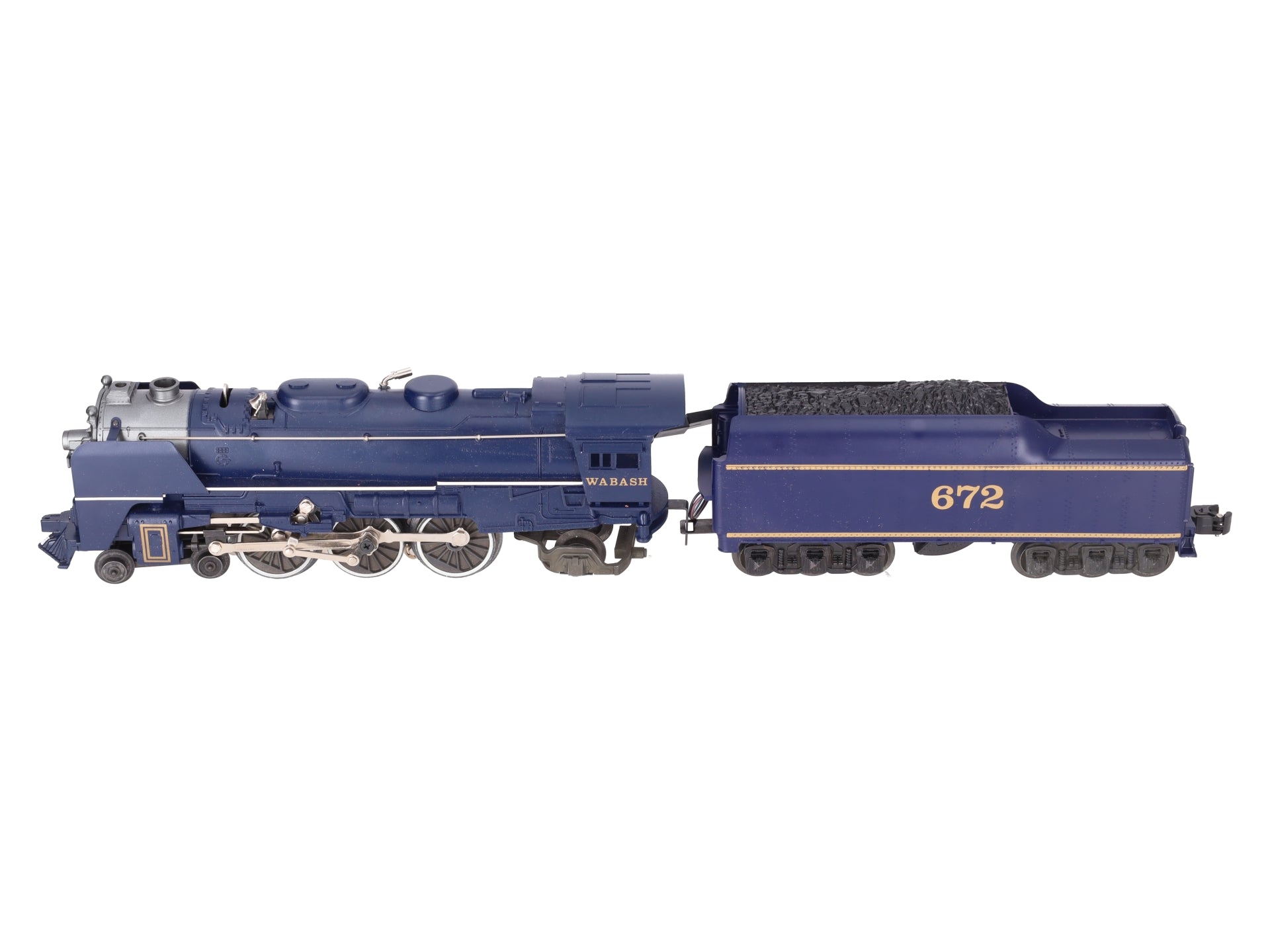 Lionel 6-8610 O Gauge Wabash 4-6-2 Steam Locomotive & Tender #672 EX/Box