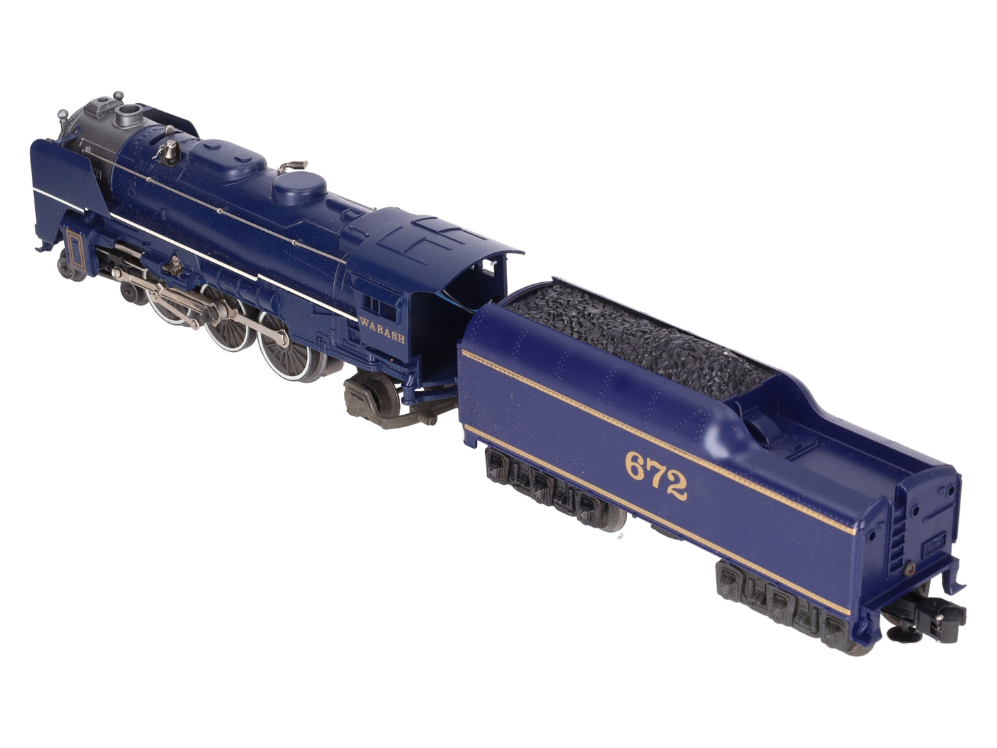 Lionel 6-8610 O Gauge Wabash 4-6-2 Steam Locomotive & Tender #672 EX/Box