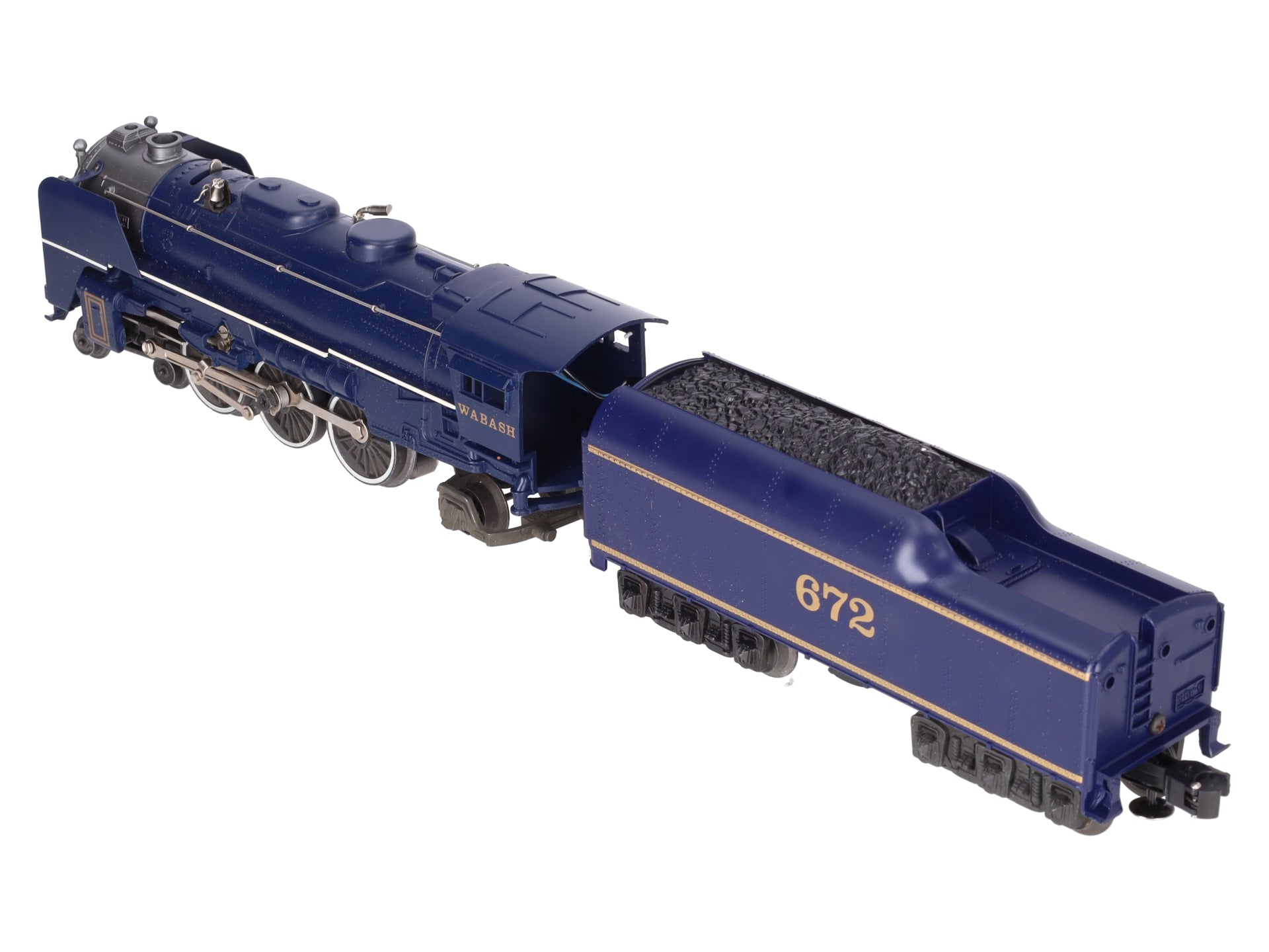 Lionel 6-8610 O Gauge Wabash 4-6-2 Steam Locomotive & Tender #672 EX/Box
