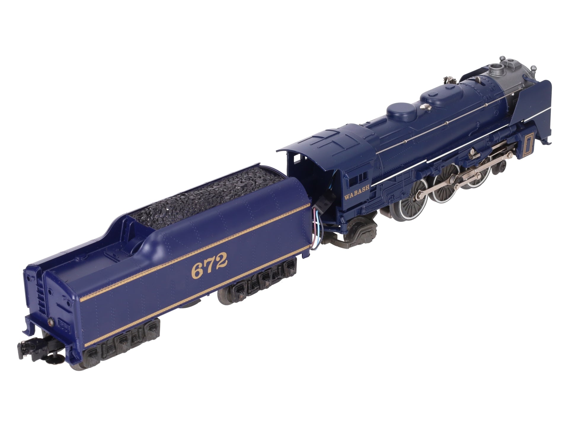 Lionel 6-8610 O Gauge Wabash 4-6-2 Steam Locomotive & Tender #672 EX/Box