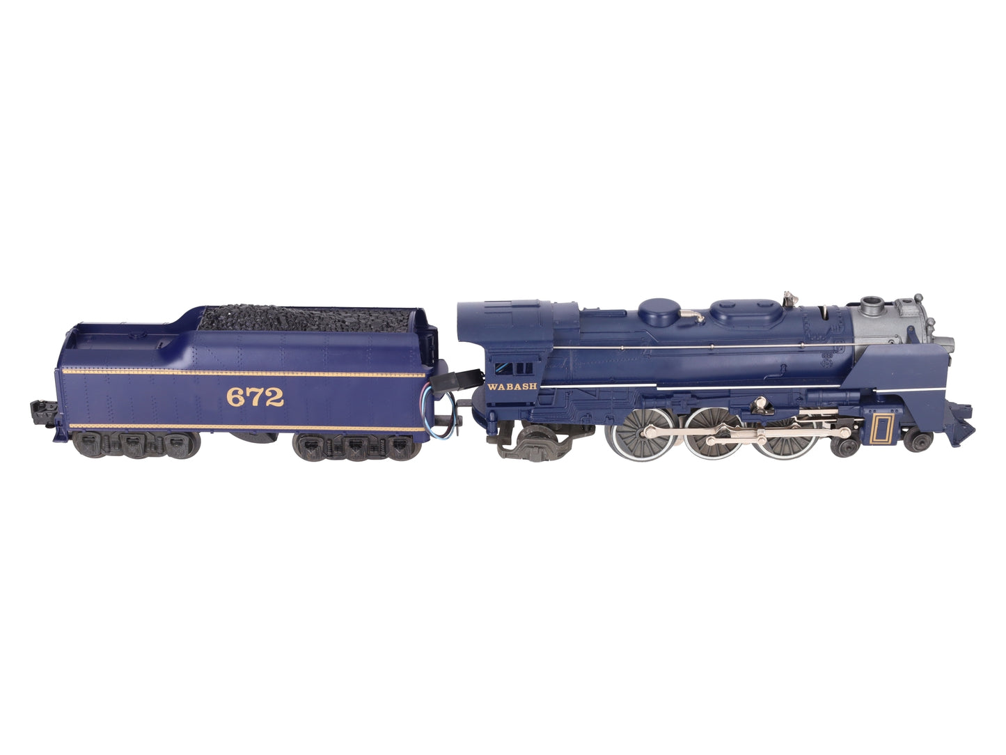 Lionel 6-8610 O Gauge Wabash 4-6-2 Steam Locomotive & Tender #672 EX/Box